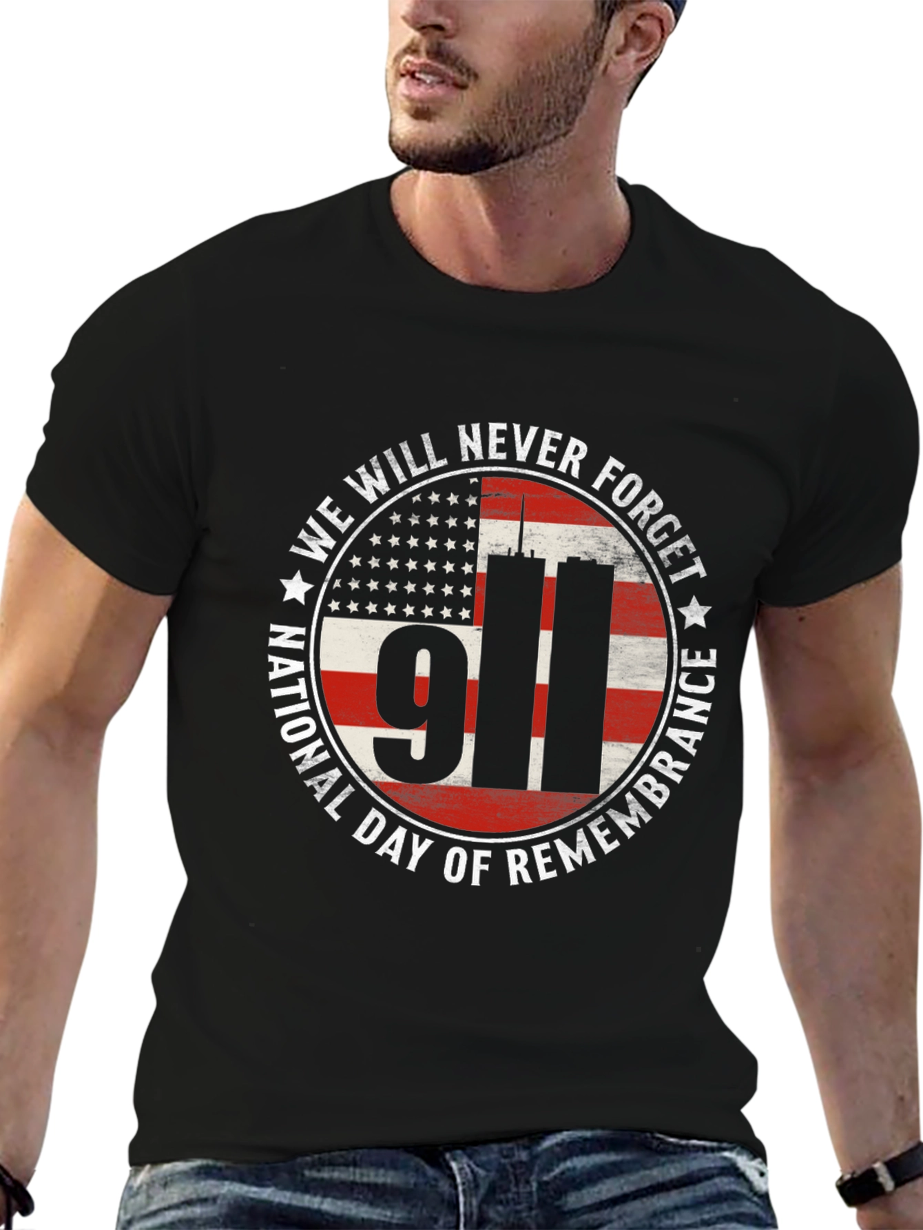 9/11 Never Forget Remembrance T-Shirt