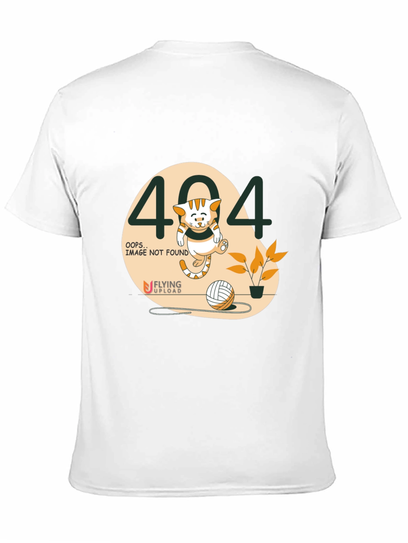404 Not Found Cat T-Shirt - Funny Error Page Tee