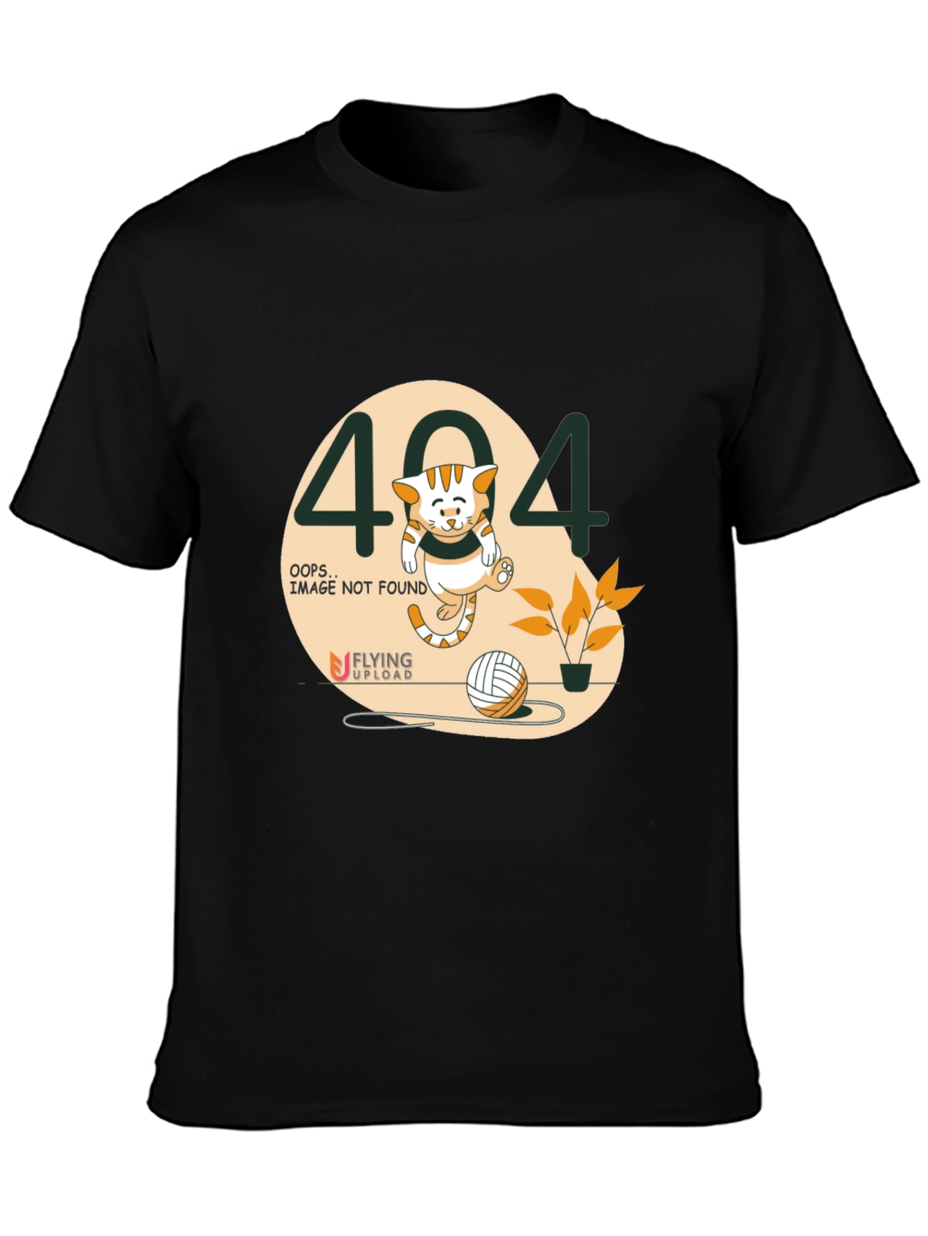 404 Not Found Cat T-Shirt - Funny Error Page Tee