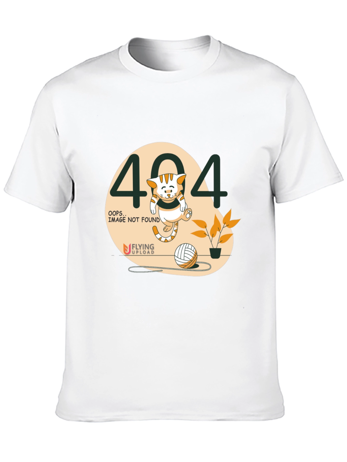 404 Not Found Cat T-Shirt - Funny Error Page Tee
