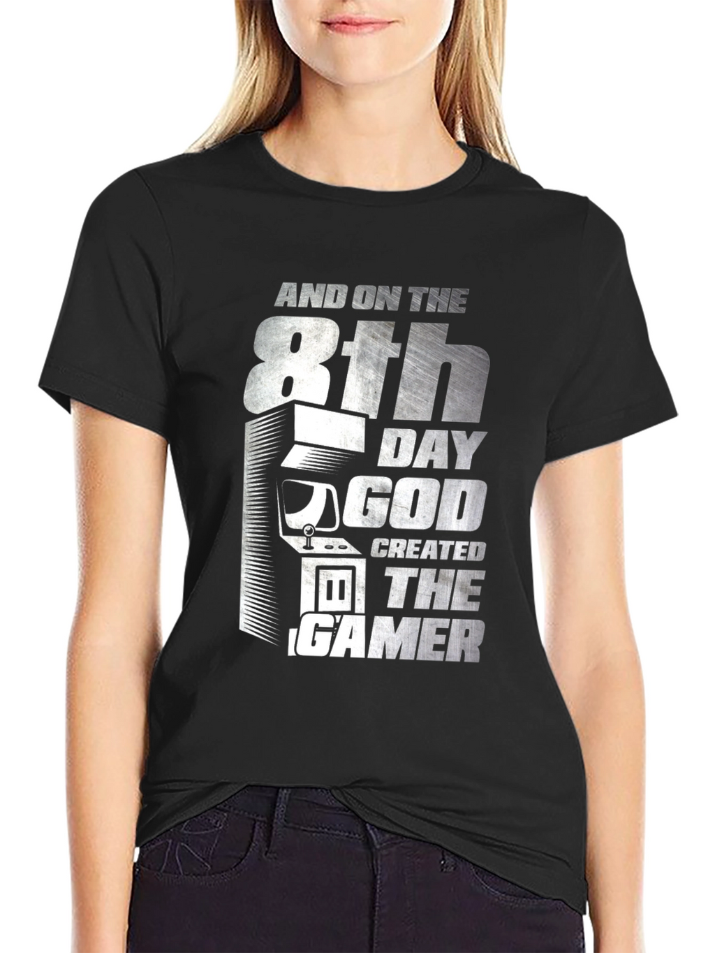 8th Day God Created Gamer T-Shirt