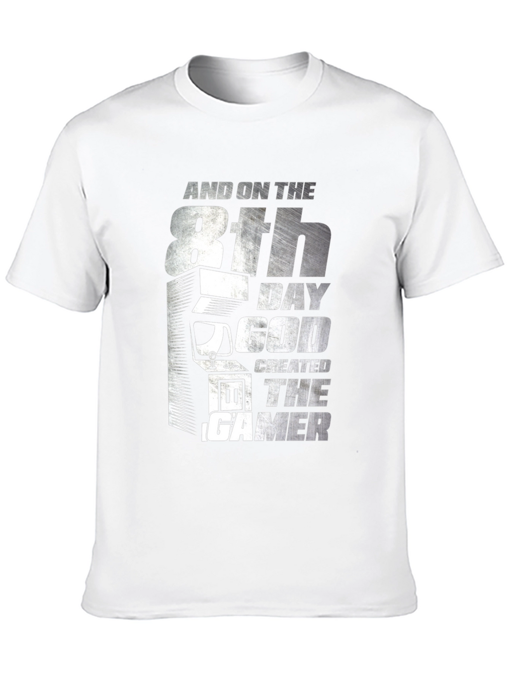 8th Day God Created Gamer T-Shirt