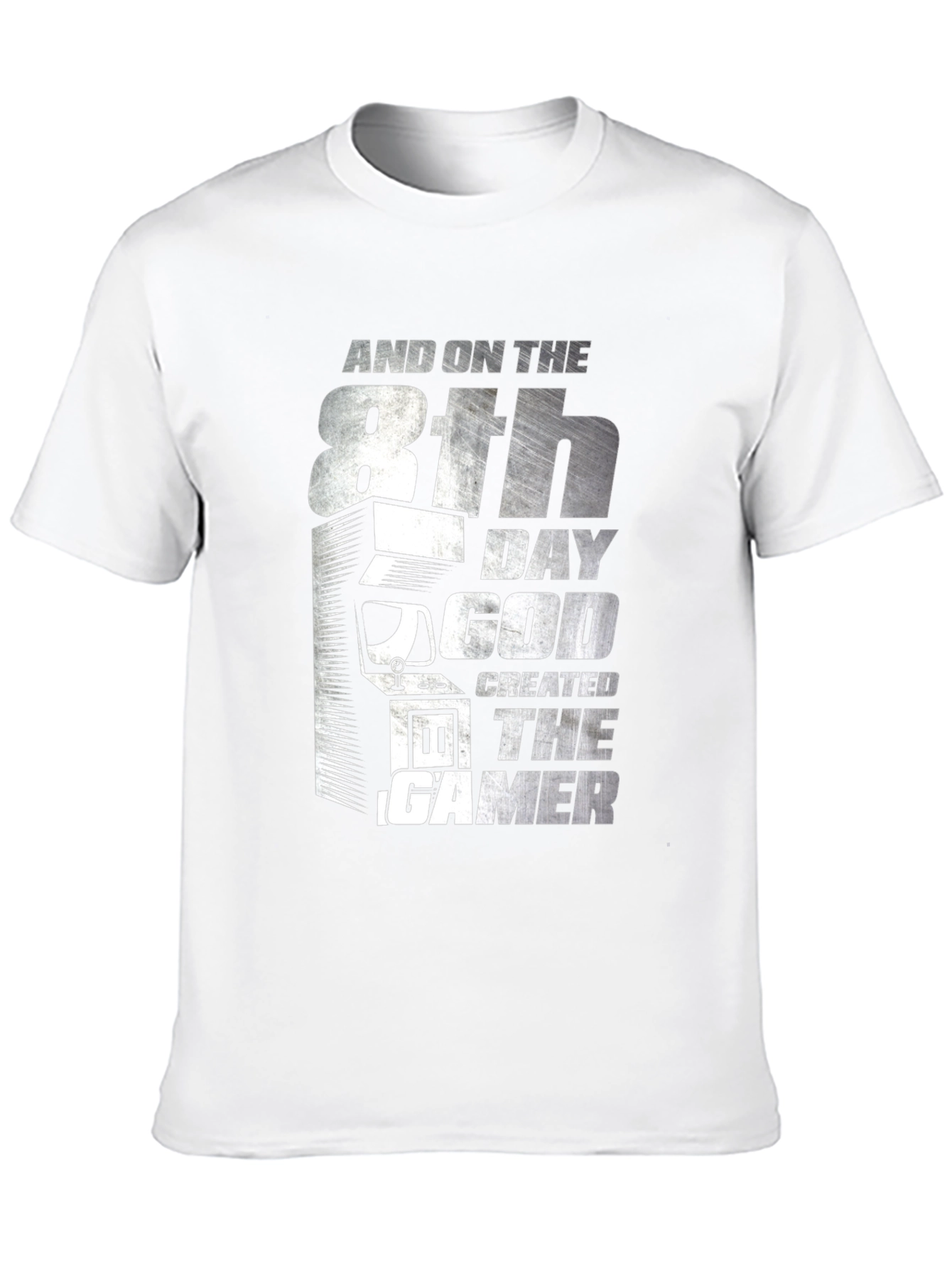 8th Day God Created Gamer T-Shirt