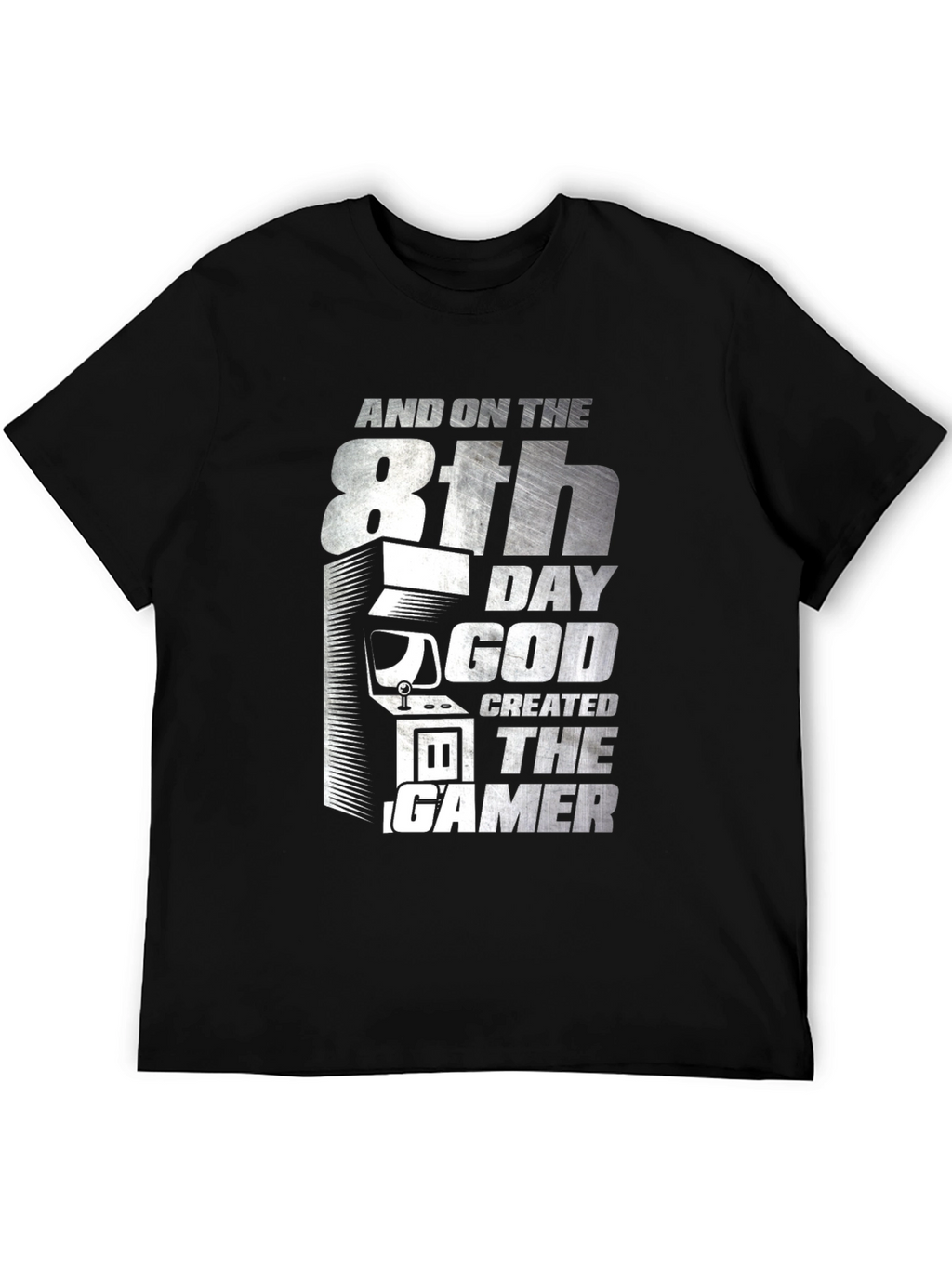 8th Day God Created Gamer T-Shirt