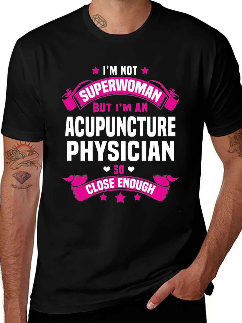 Acupuncture Physician T-Shirt - Superwoman Alternative