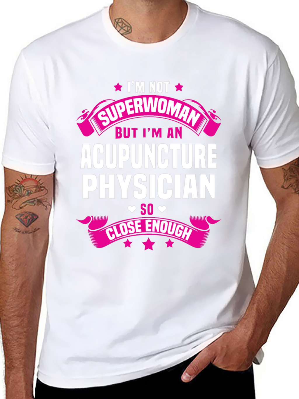 Acupuncture Physician T-Shirt - Superwoman Alternative