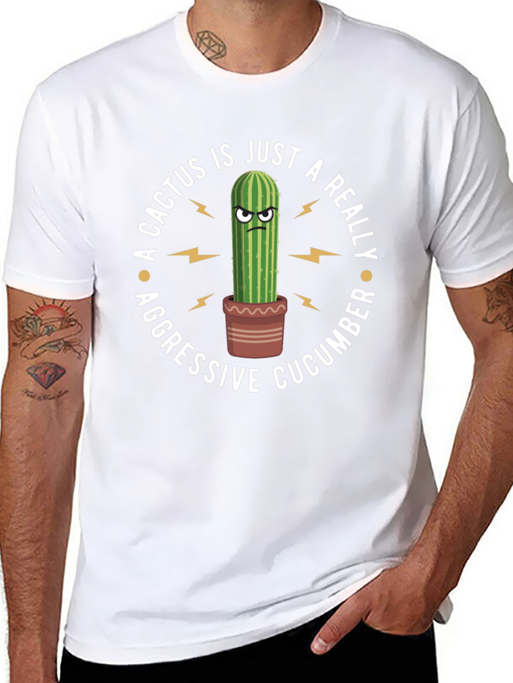 Aggressive Cactus T-Shirt