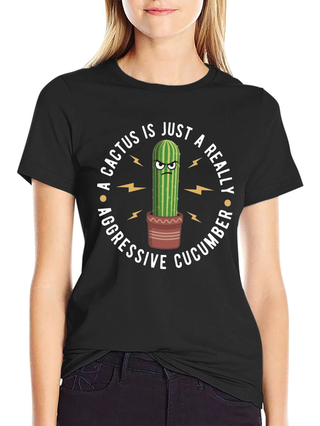 Aggressive Cactus T-Shirt