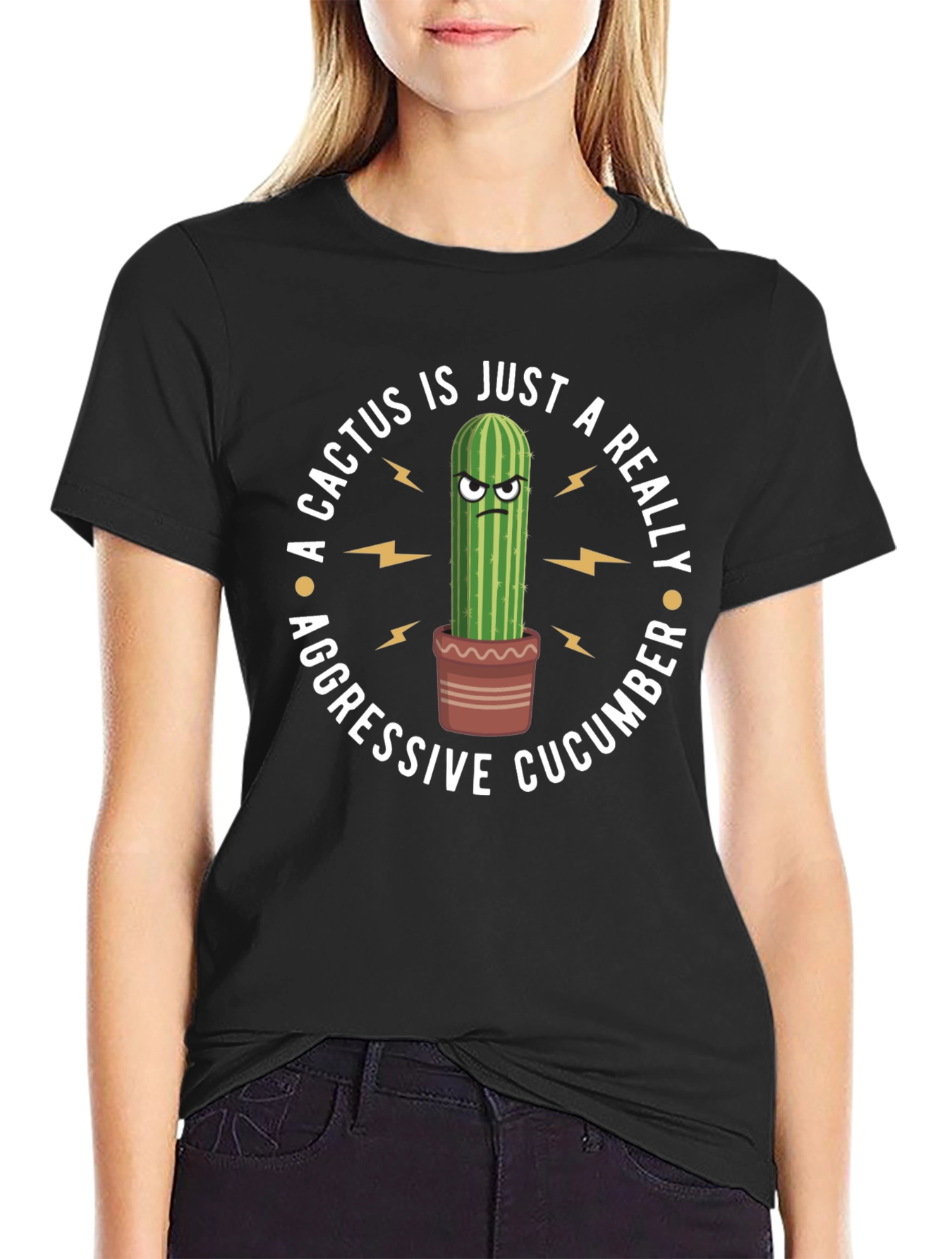 Aggressive Cactus T-Shirt