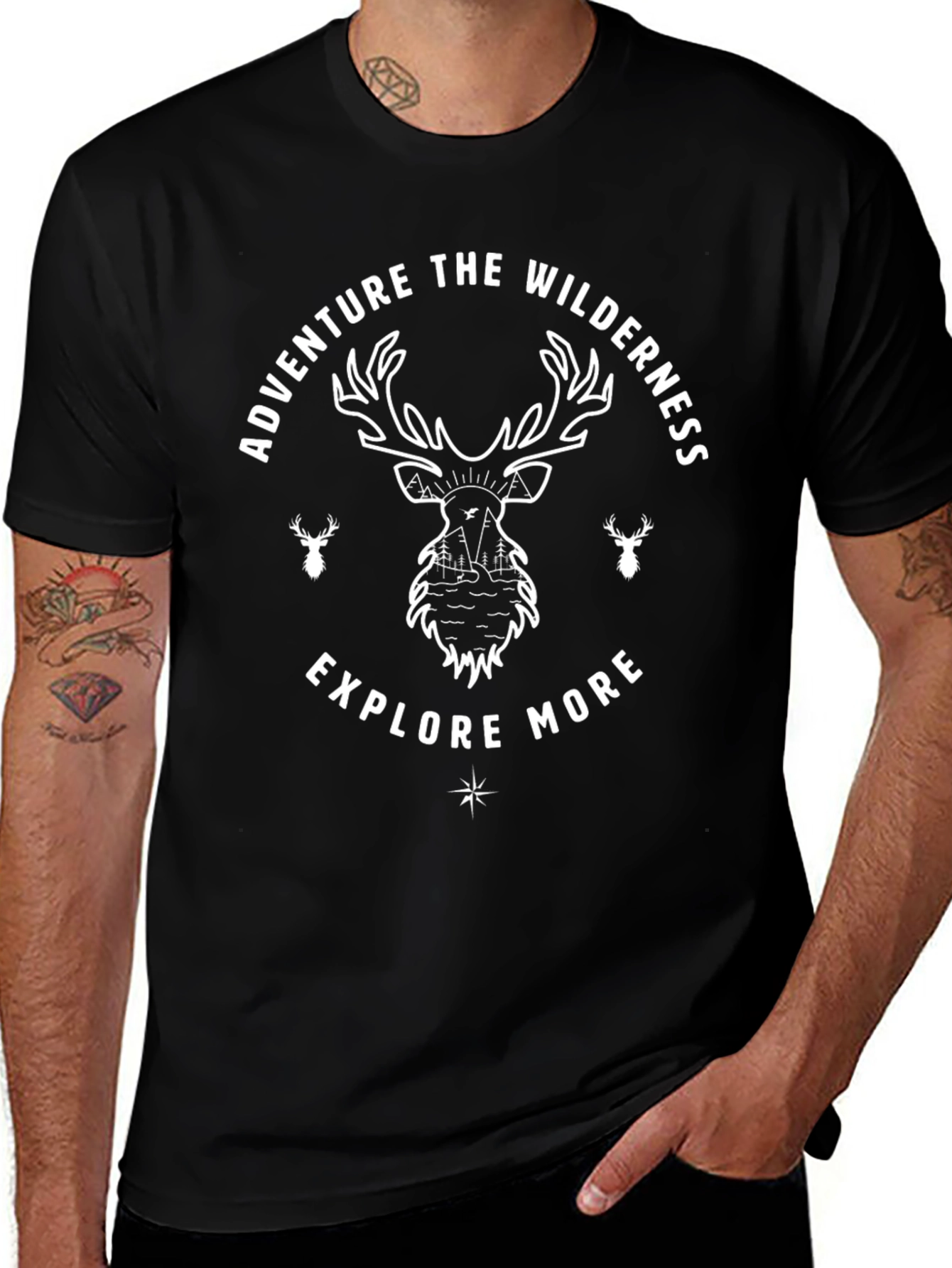 Adventure the Wilderness Graphic Tee - Explore More