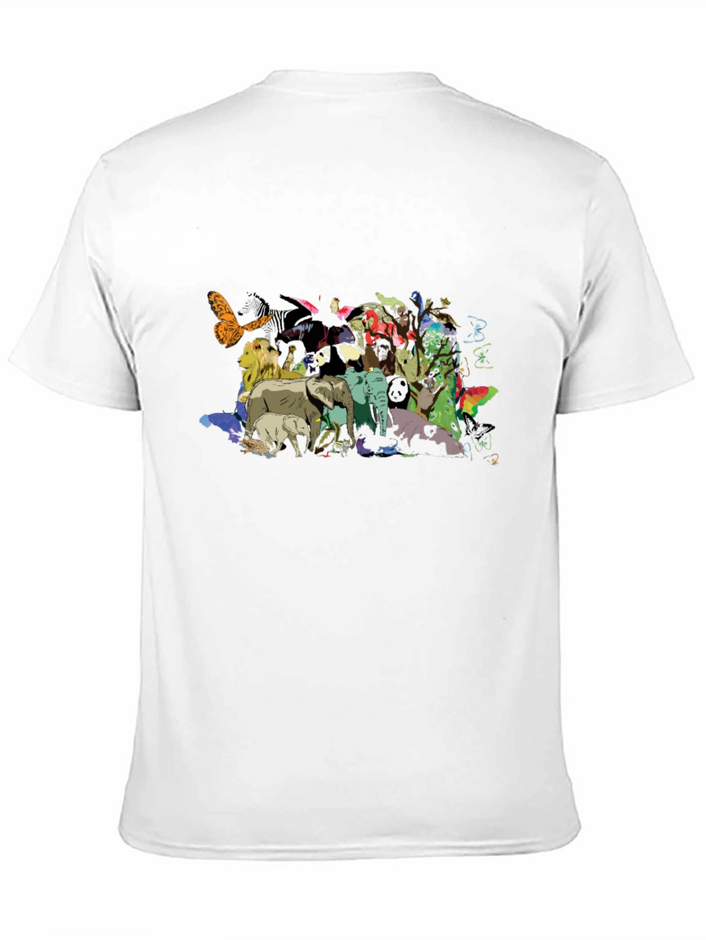 Animal Kingdom Graphic Black T-Shirt