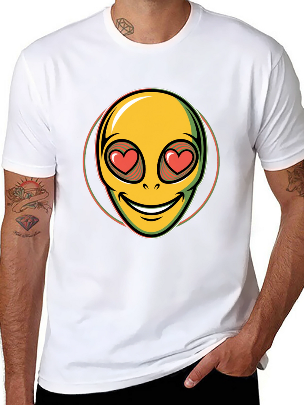 Alien Love T-Shirt - Funny Graphic Tee