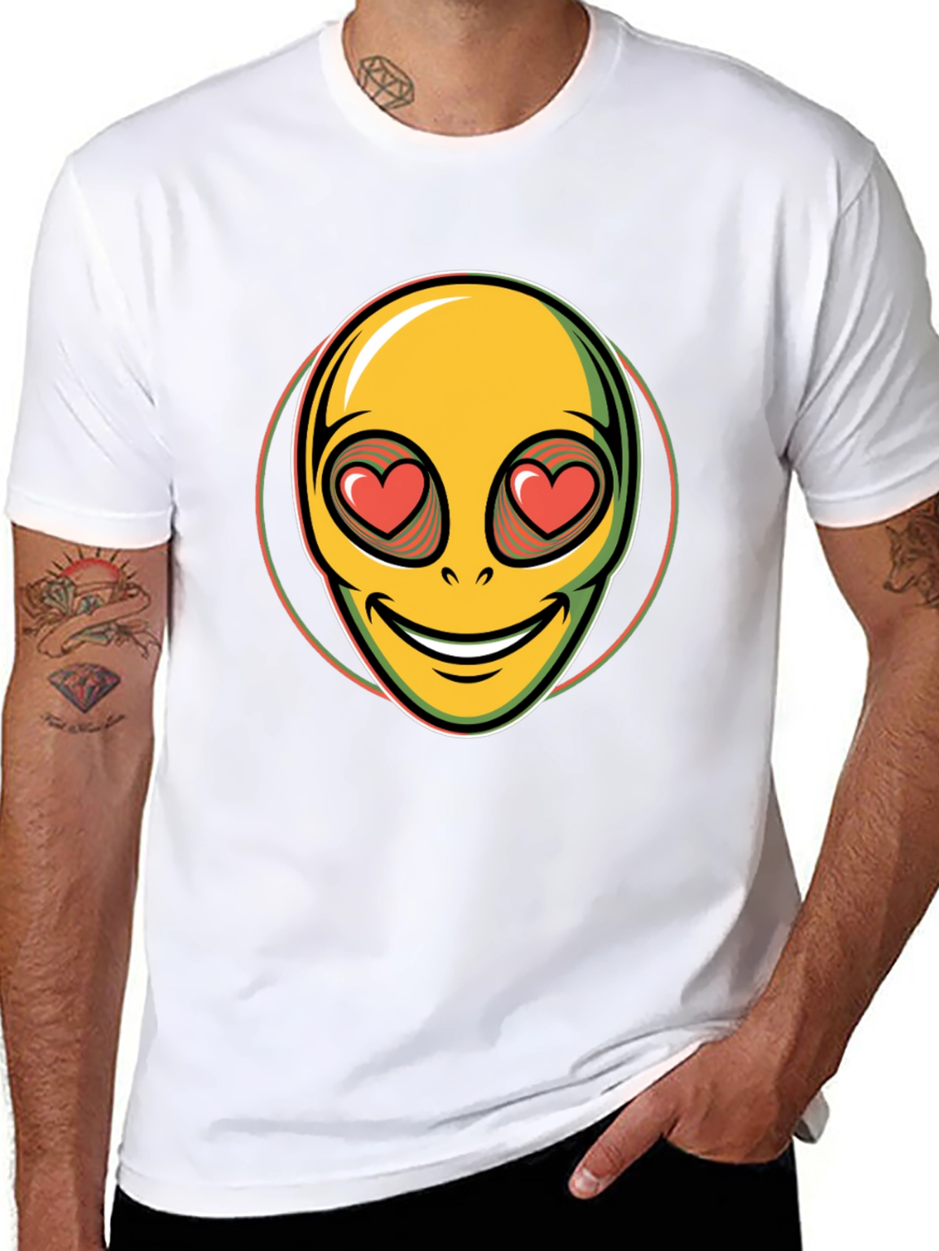 Alien Love T-Shirt - Funny Graphic Tee