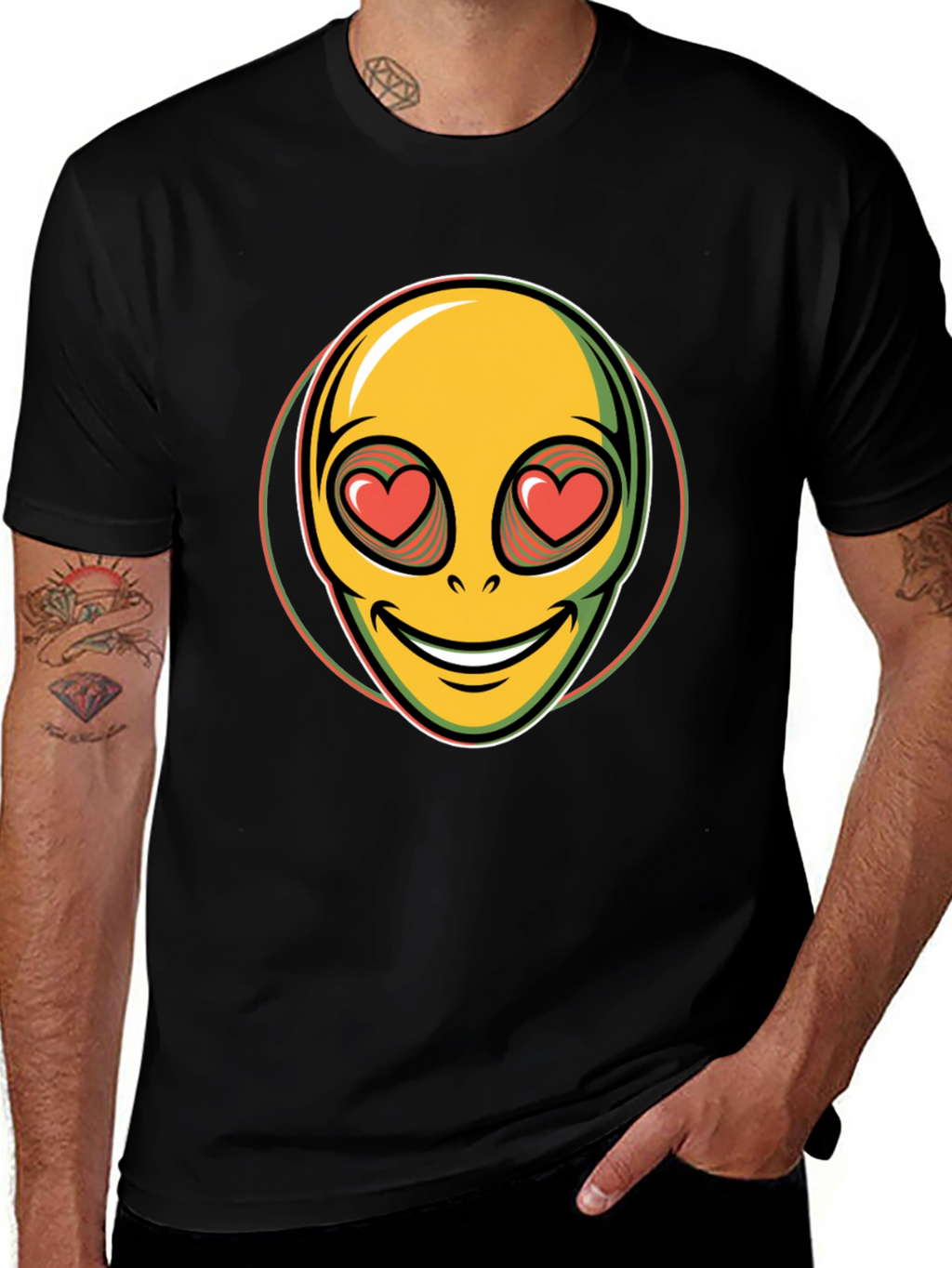 Alien Love T-Shirt - Funny Graphic Tee