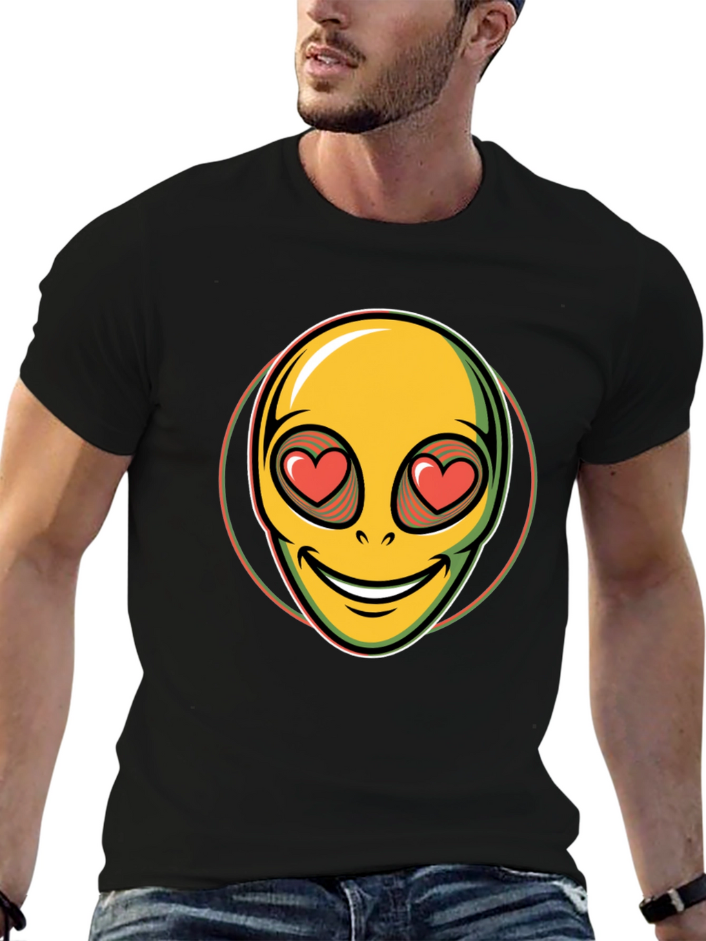 Alien Love T-Shirt - Funny Graphic Tee