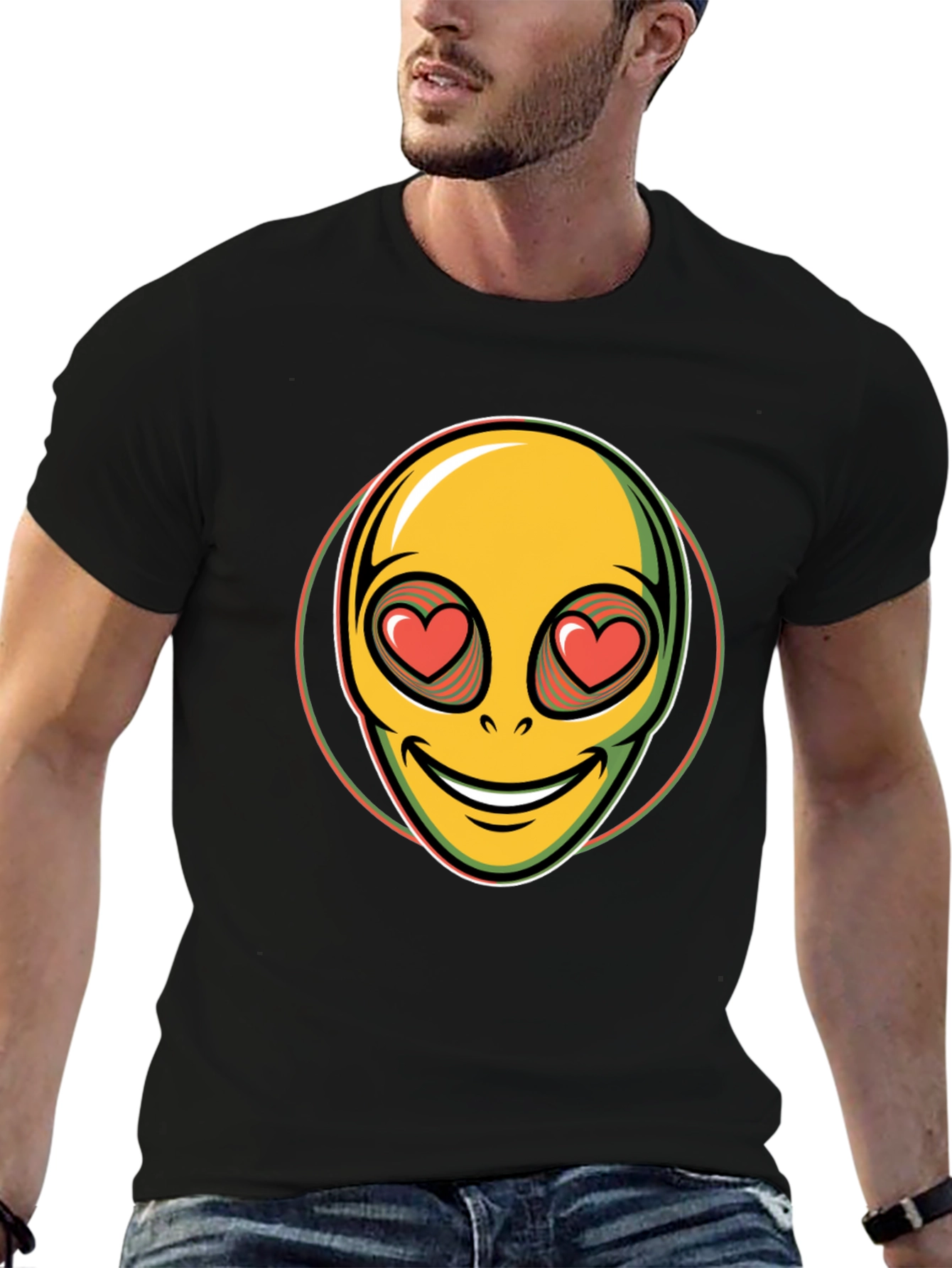 Alien Love T-Shirt - Funny Graphic Tee