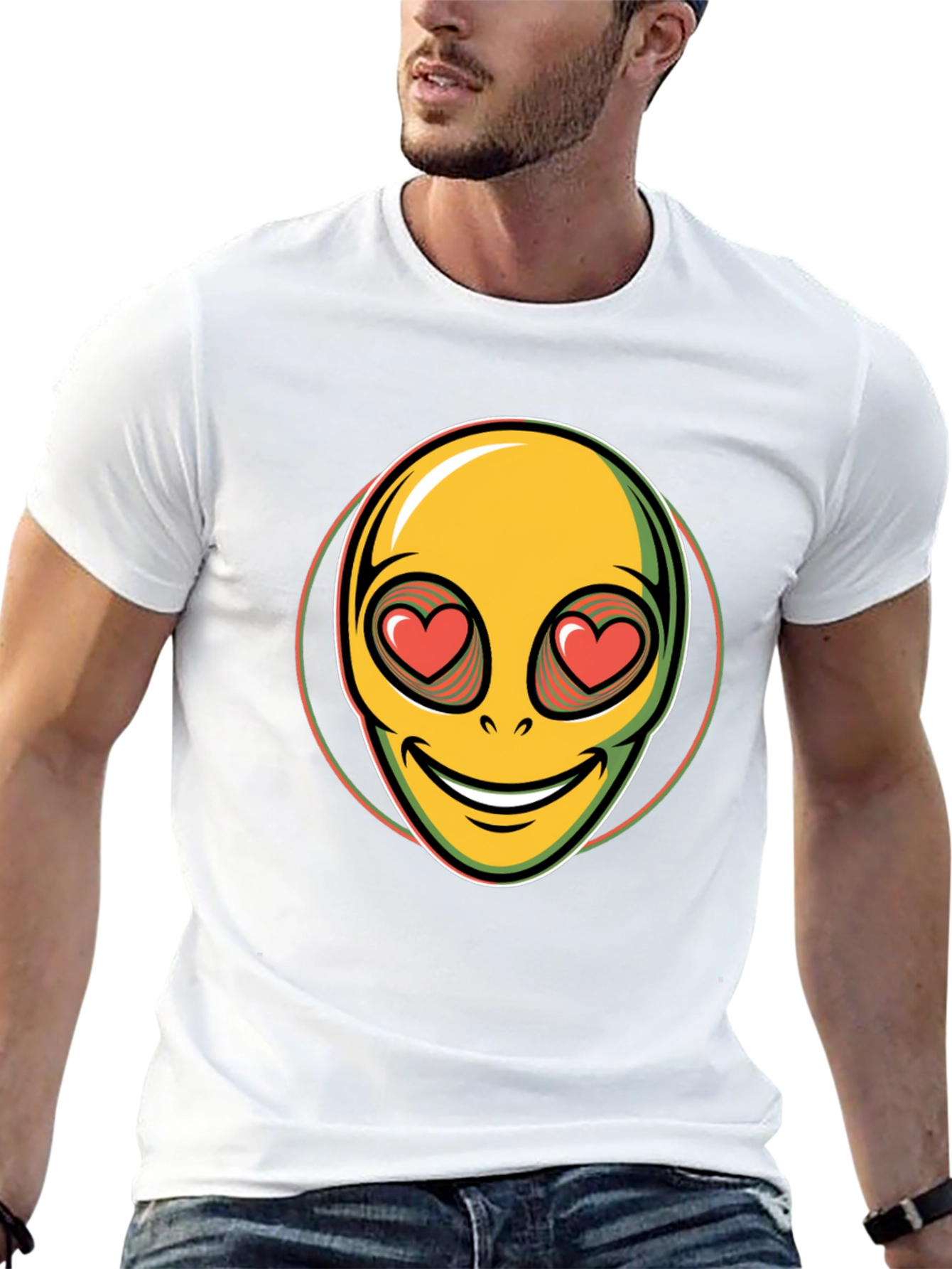 Alien Love T-Shirt - Funny Graphic Tee