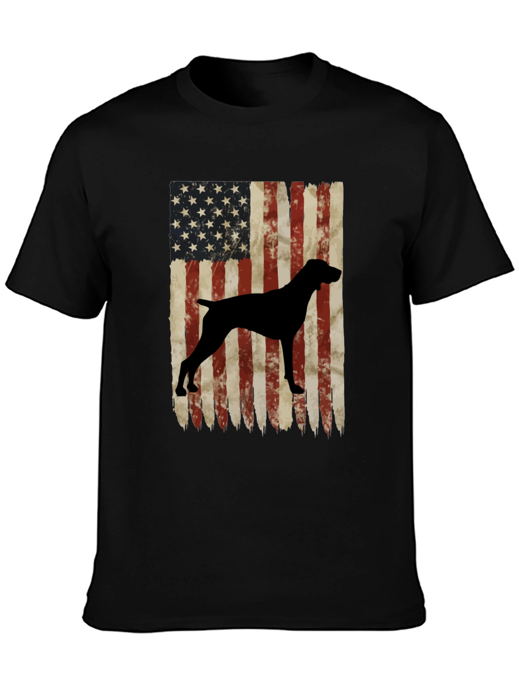 American Flag German Shorthaired Pointer T-Shirt