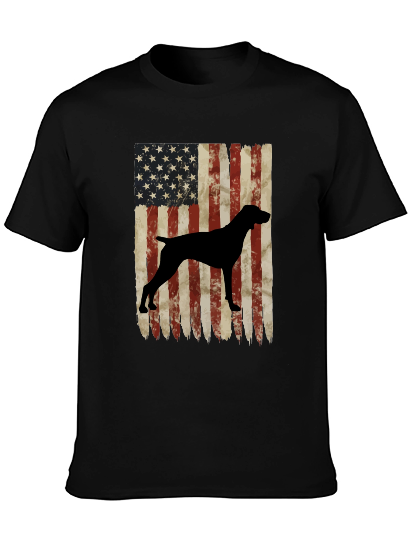 American Flag German Shorthaired Pointer T-Shirt