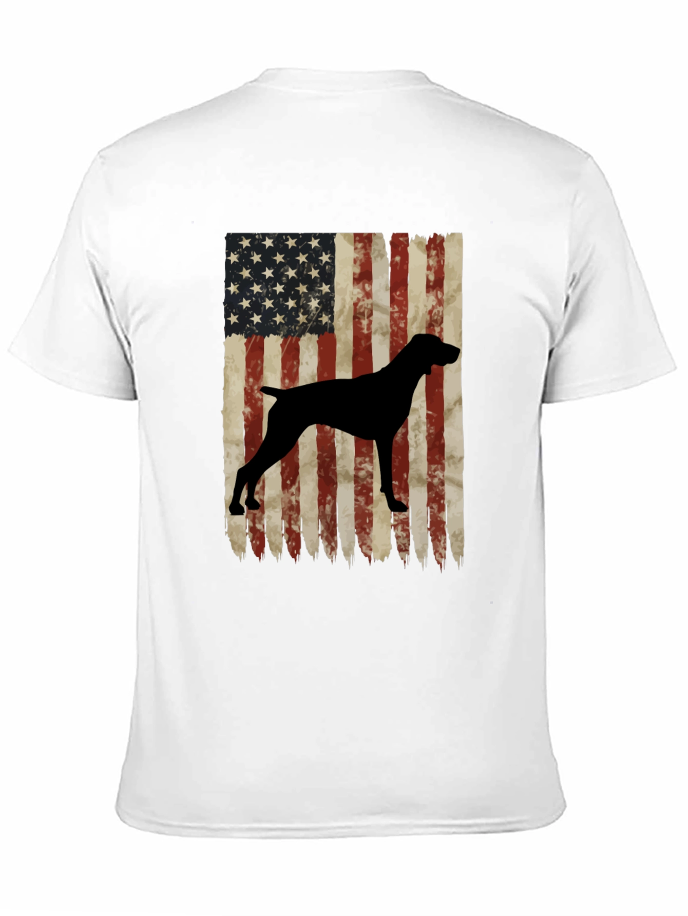 American Flag German Shorthaired Pointer T-Shirt
