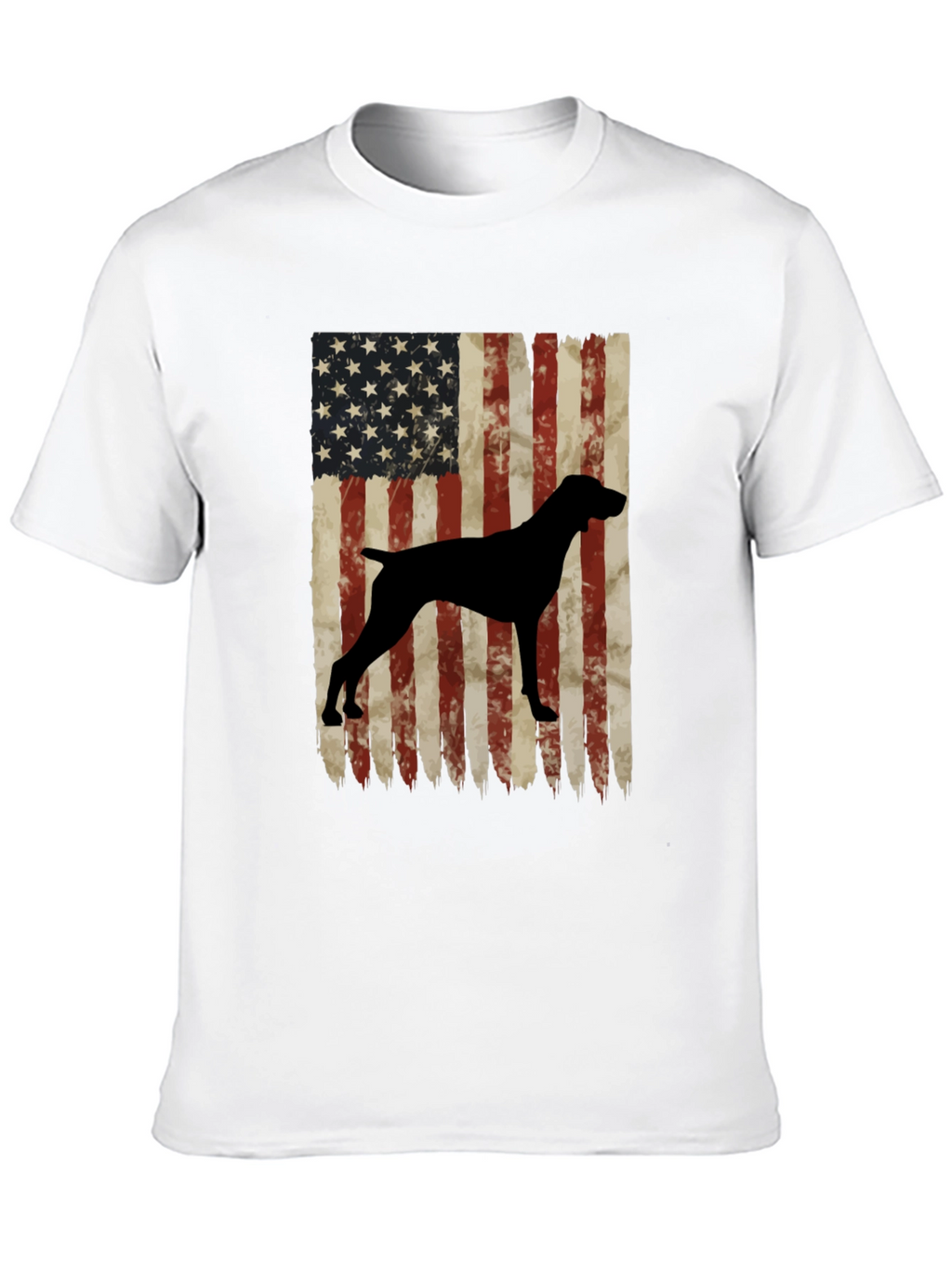 American Flag German Shorthaired Pointer T-Shirt