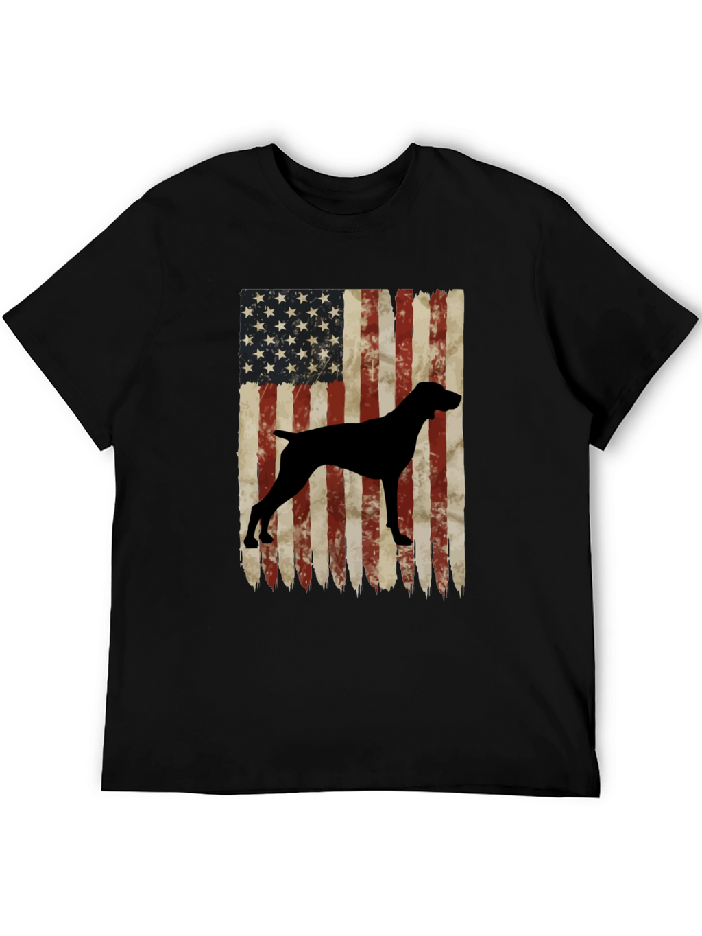 American Flag German Shorthaired Pointer T-Shirt