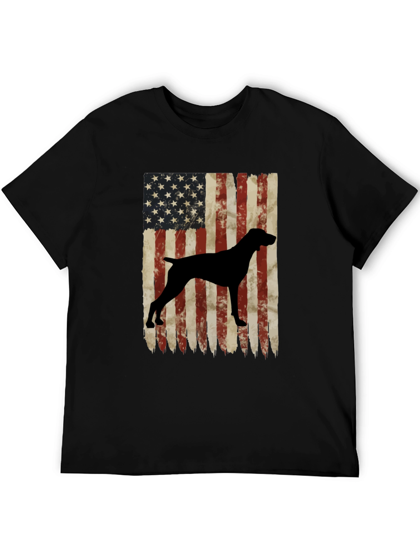 American Flag German Shorthaired Pointer T-Shirt