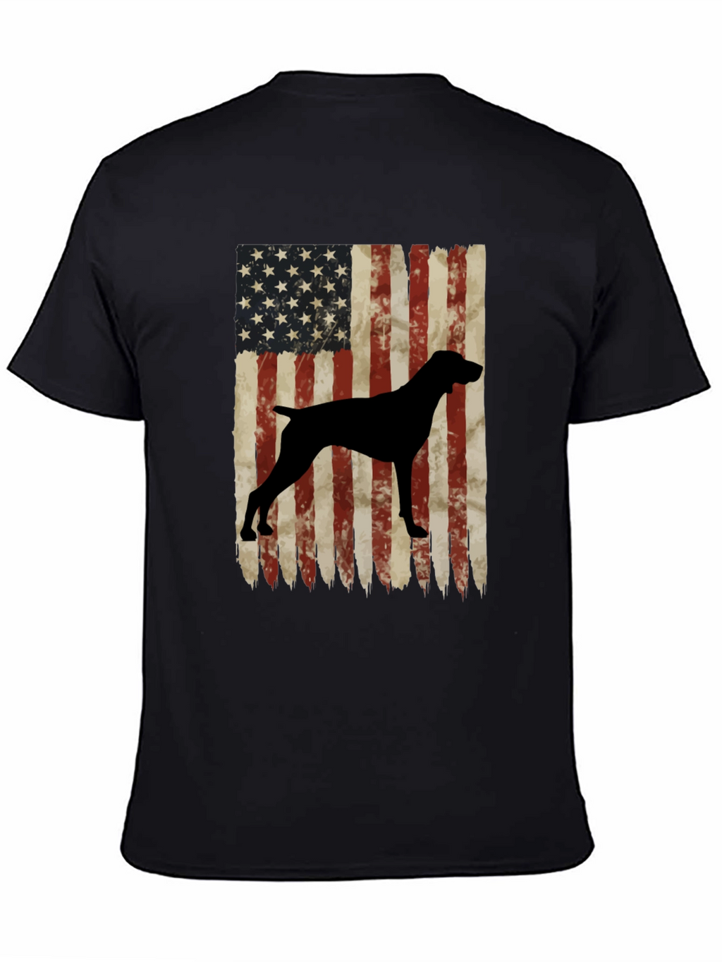 American Flag German Shorthaired Pointer T-Shirt