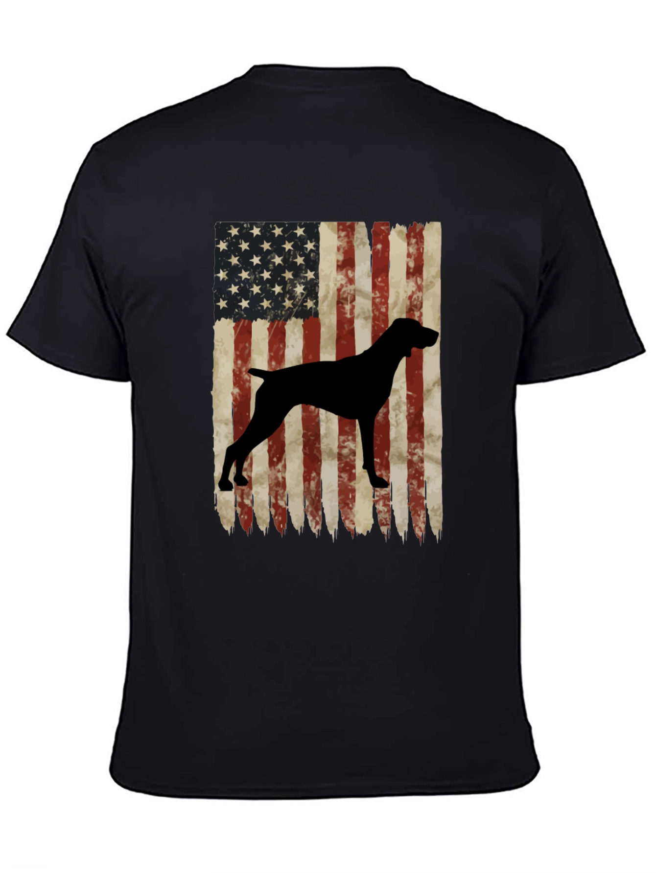 American Flag German Shorthaired Pointer T-Shirt