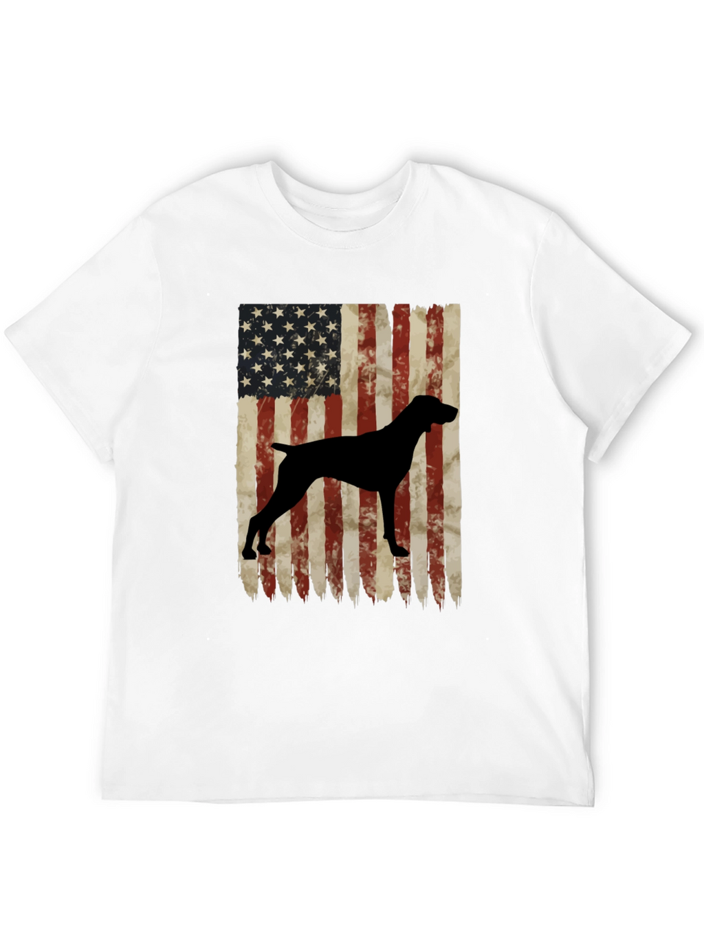 American Flag German Shorthaired Pointer T-Shirt