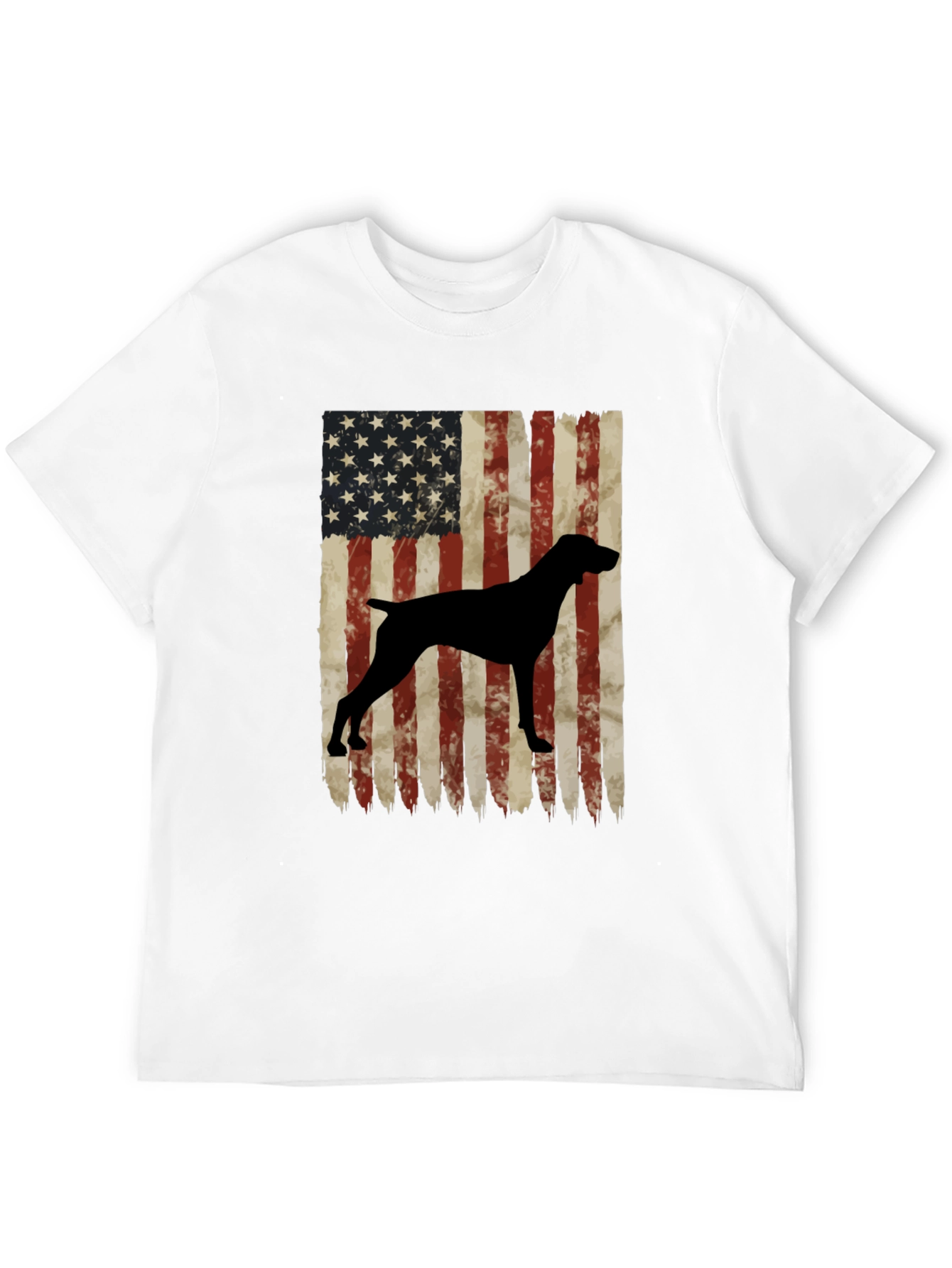 American Flag German Shorthaired Pointer T-Shirt