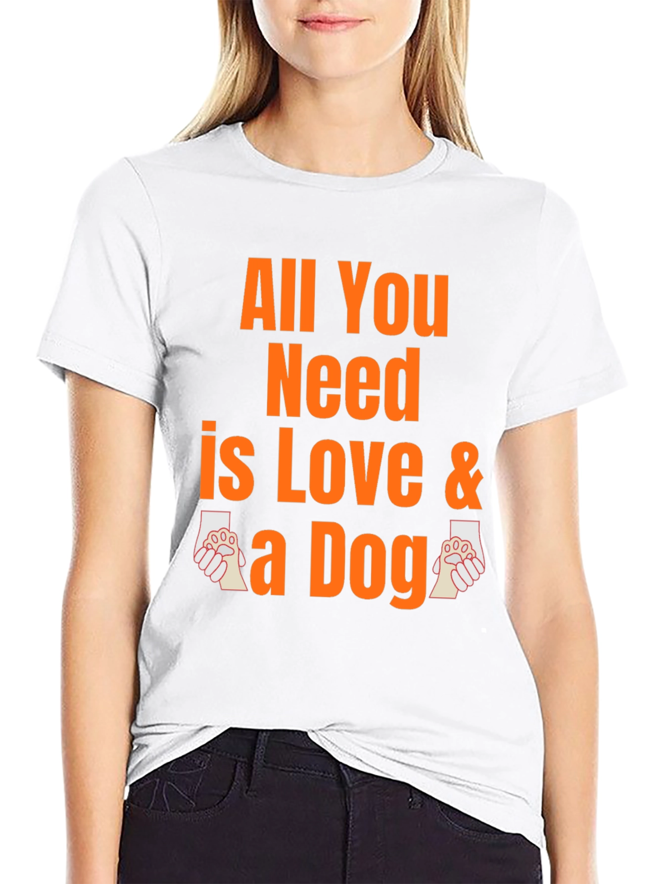 All You Need Is Love & A Dog Graphic Tee