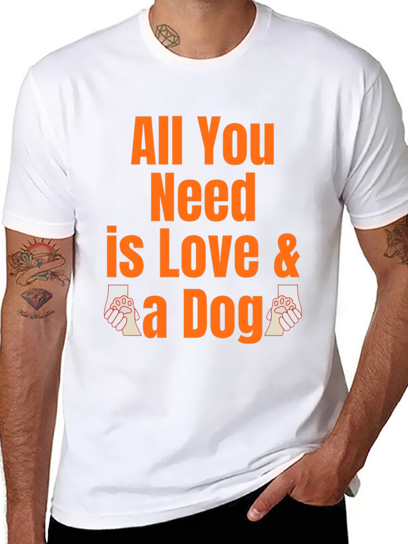 All You Need Is Love & A Dog Graphic Tee