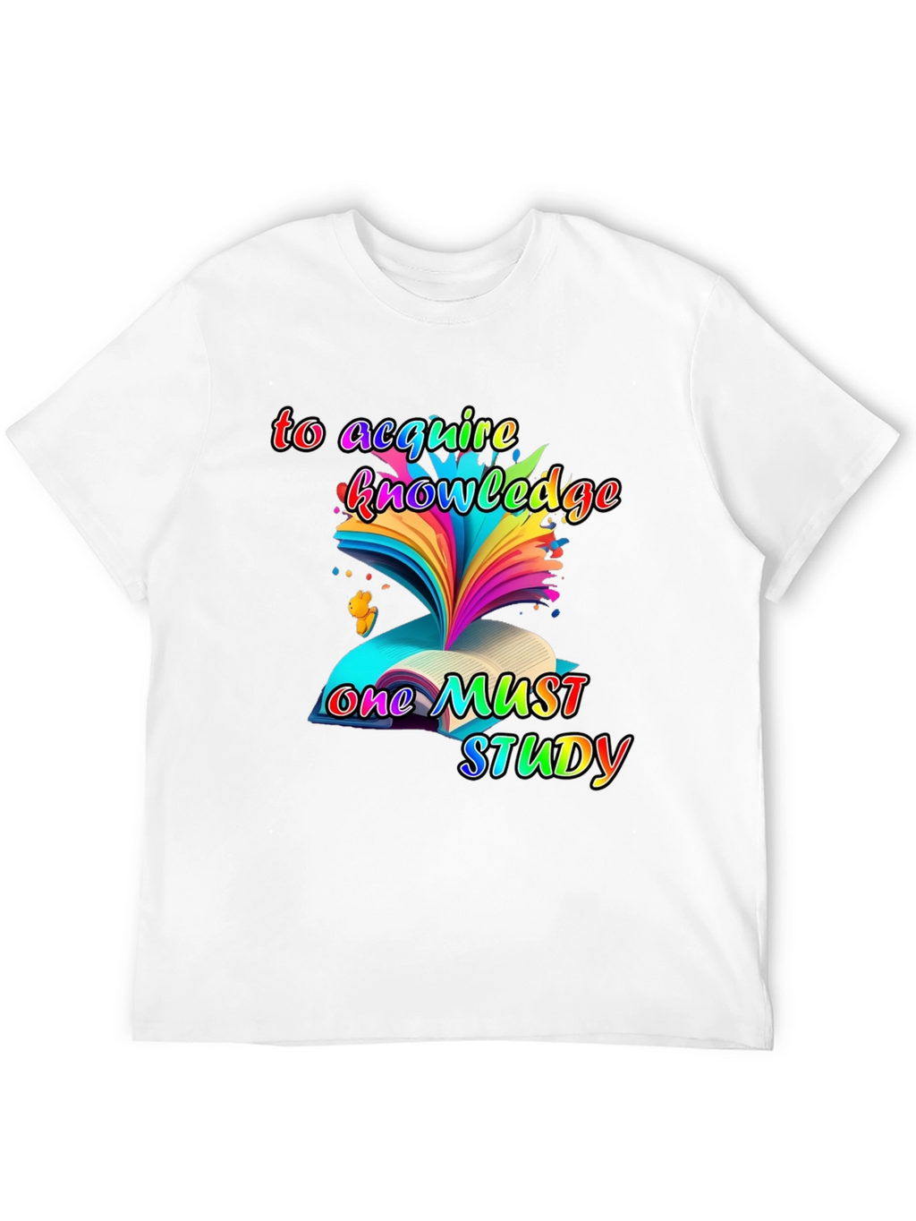 Acquire Knowledge Black T-Shirt