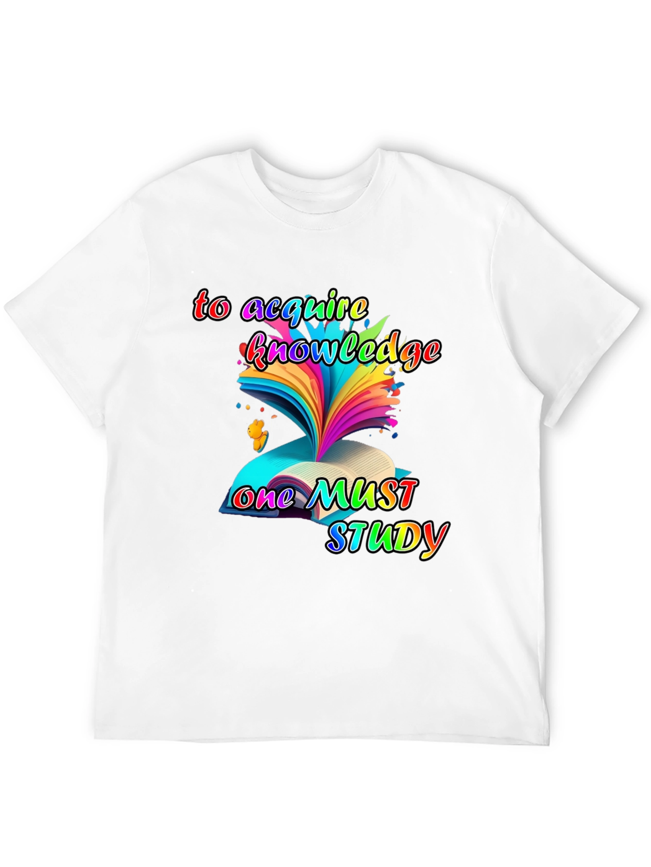 Acquire Knowledge Black T-Shirt