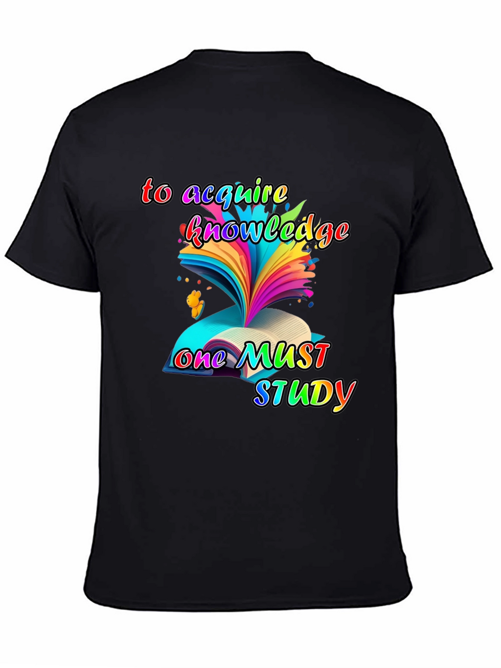 Acquire Knowledge Black T-Shirt