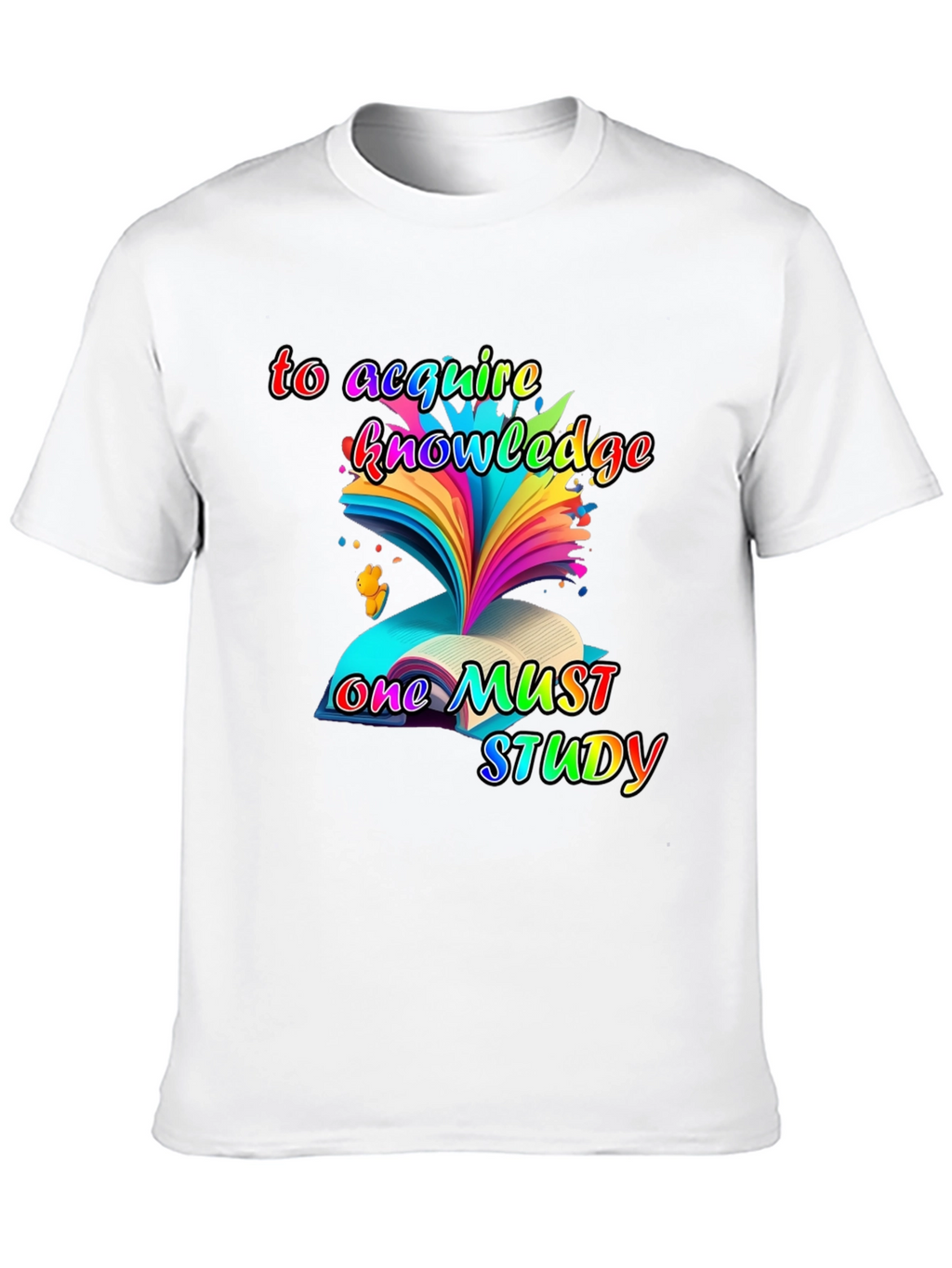 Acquire Knowledge Black T-Shirt