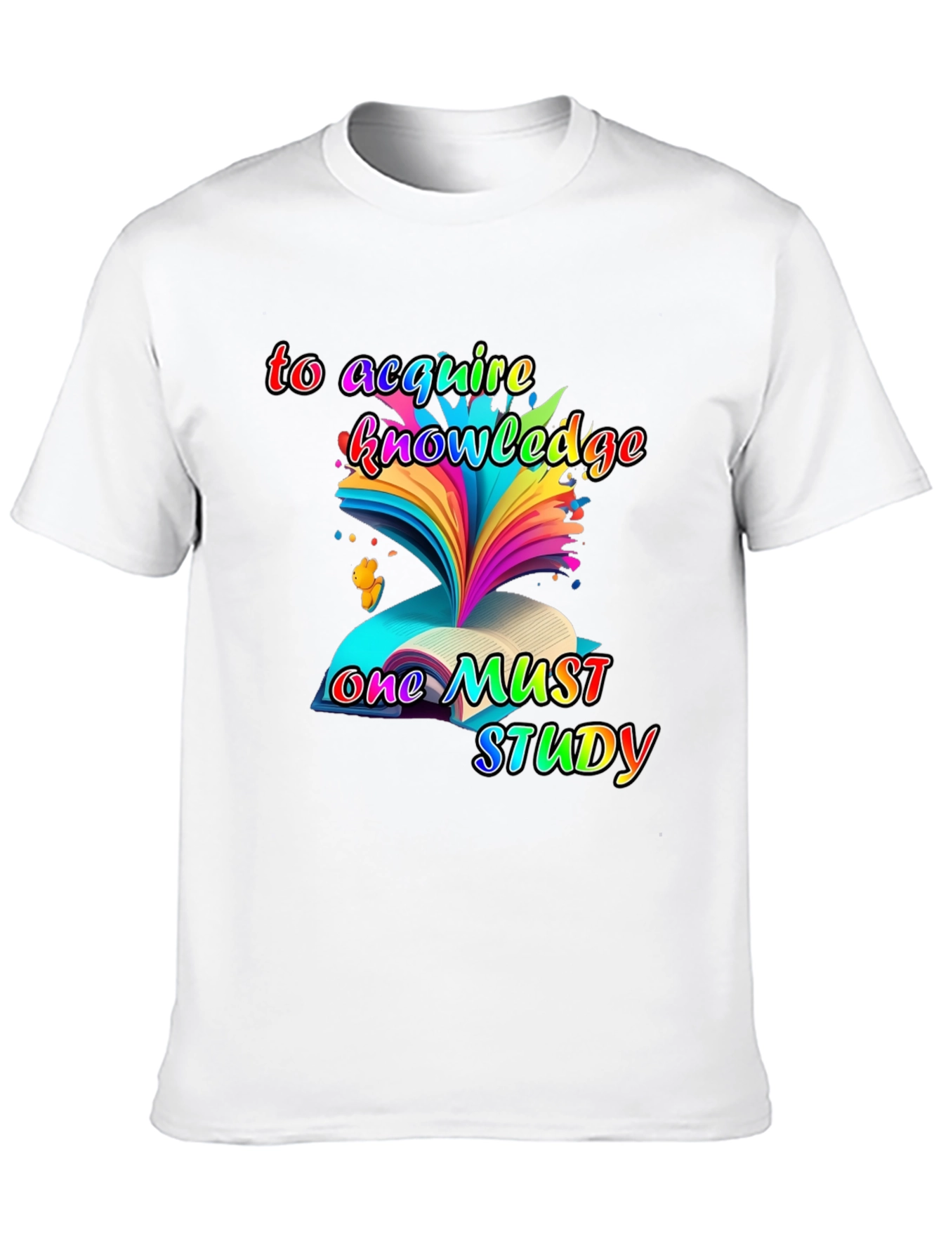 Acquire Knowledge Black T-Shirt