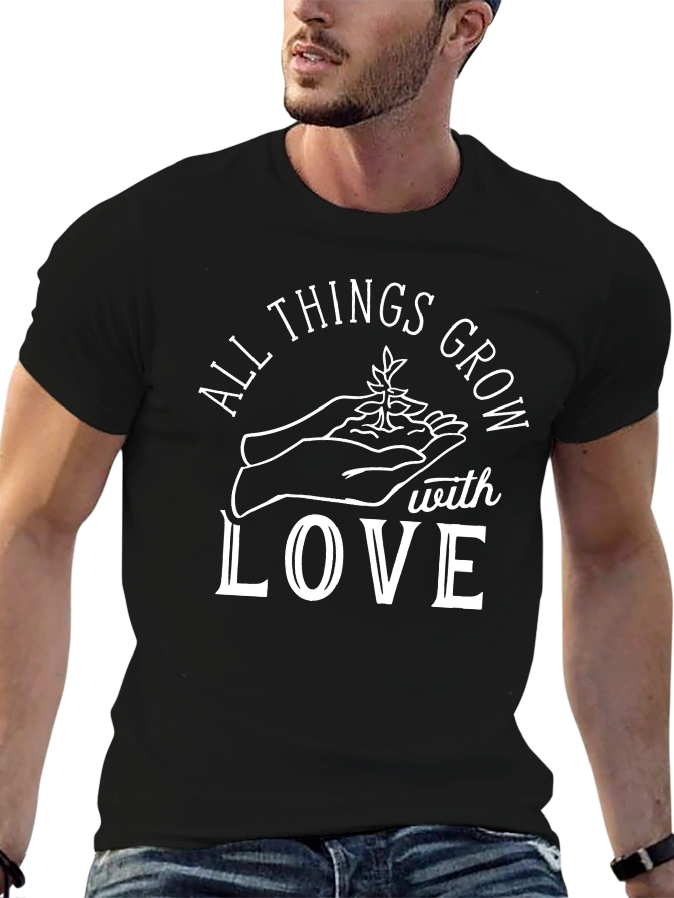 All Things Grow With Love Graphic T-Shirt