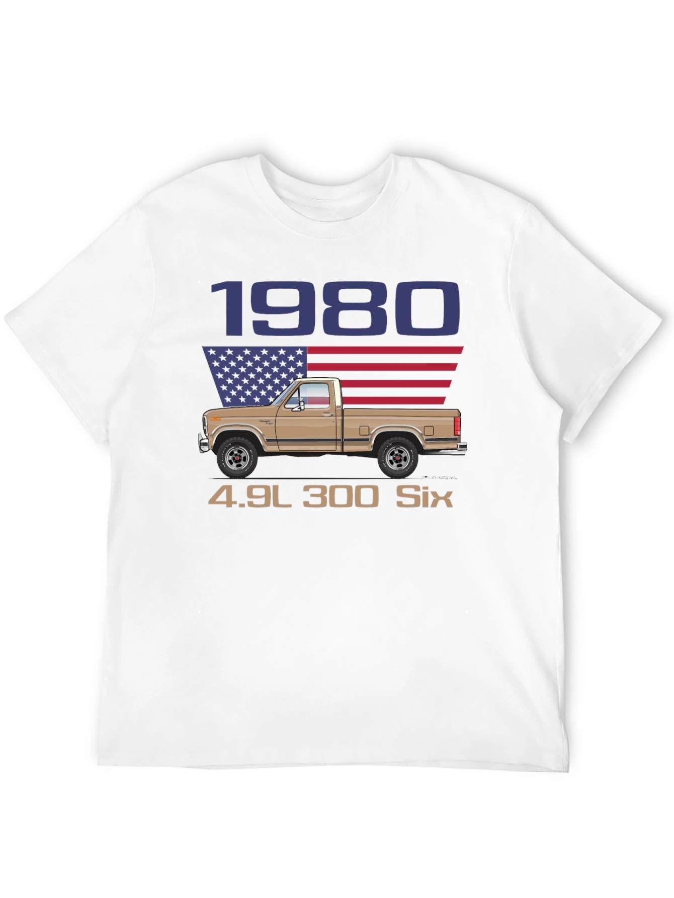 1980 Ford Truck T-Shirt - 4.9L 300 Six