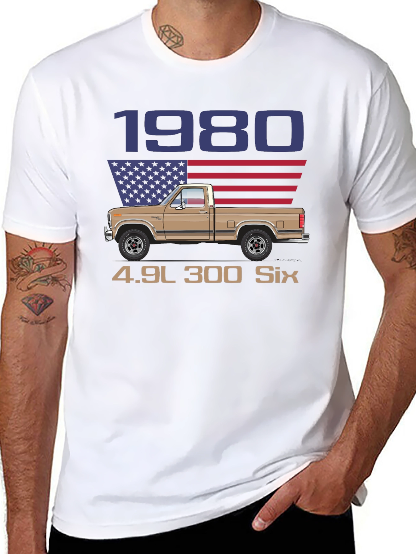 1980 Ford Truck T-Shirt - 4.9L 300 Six