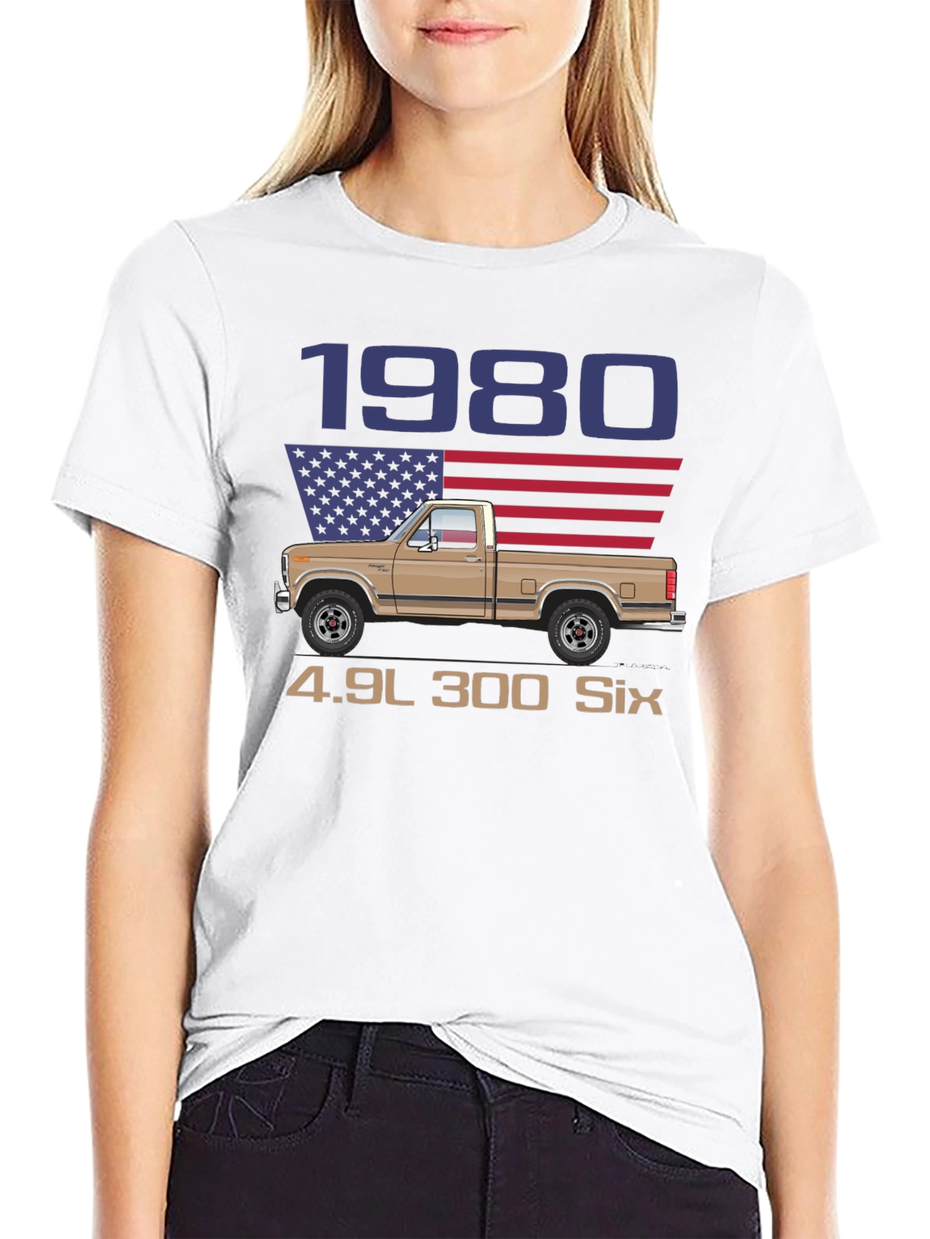 1980 Ford Truck T-Shirt - 4.9L 300 Six