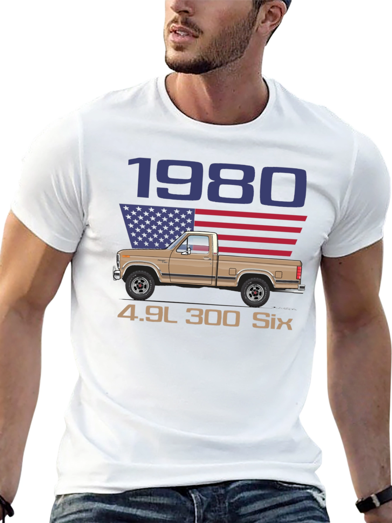 1980 Ford Truck T-Shirt - 4.9L 300 Six