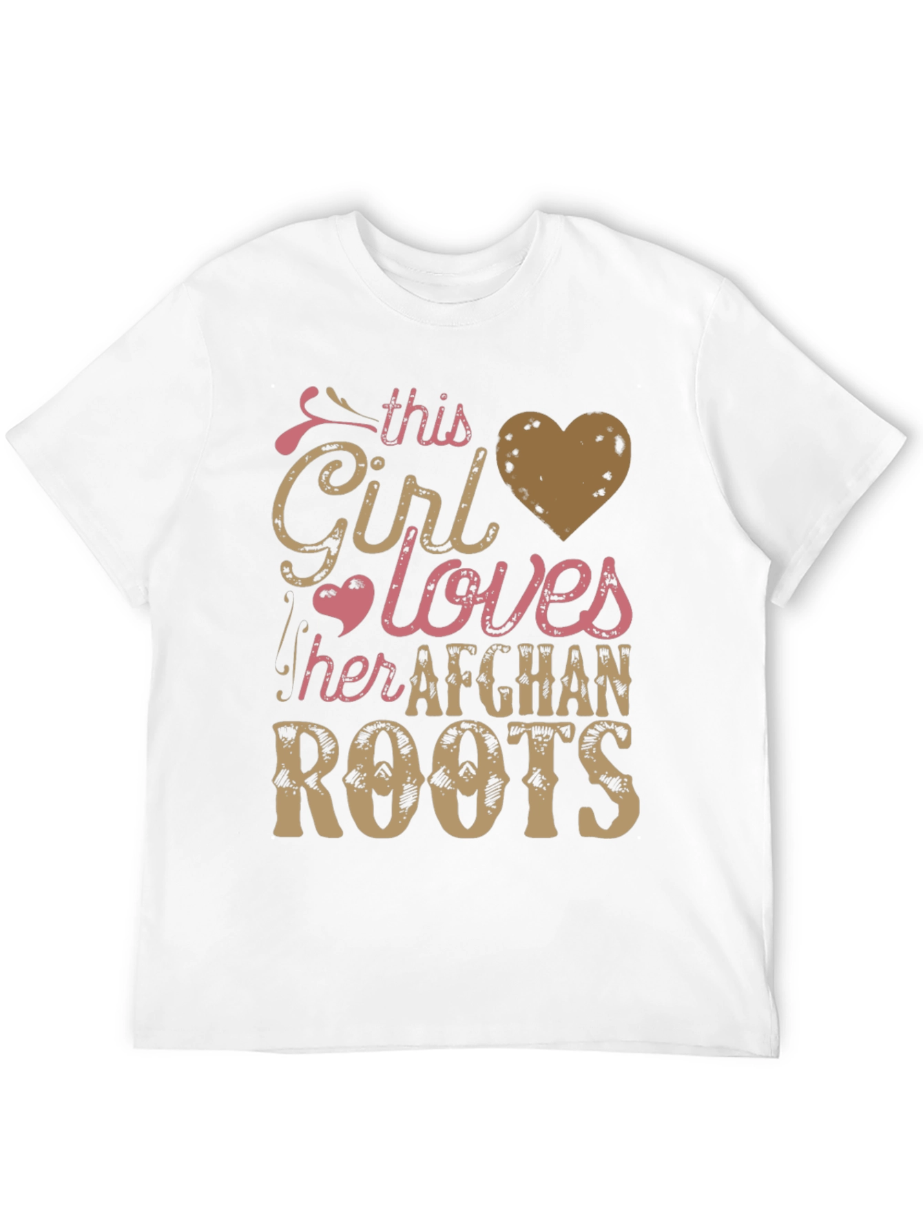 Afghan Roots T-Shirt - This Girl Loves Afghanistan Tee