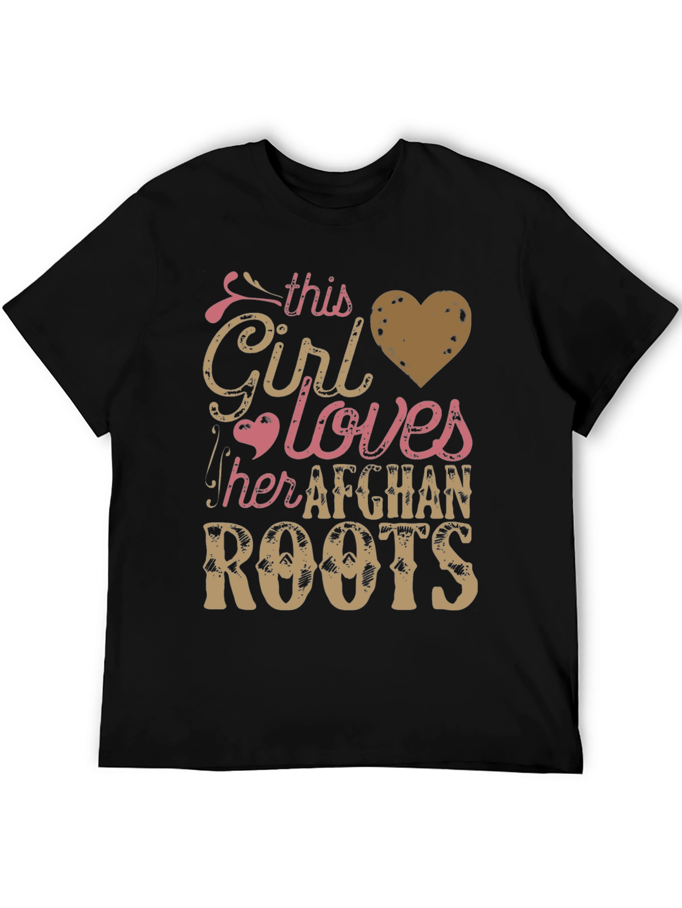 Afghan Roots T-Shirt - This Girl Loves Afghanistan Tee