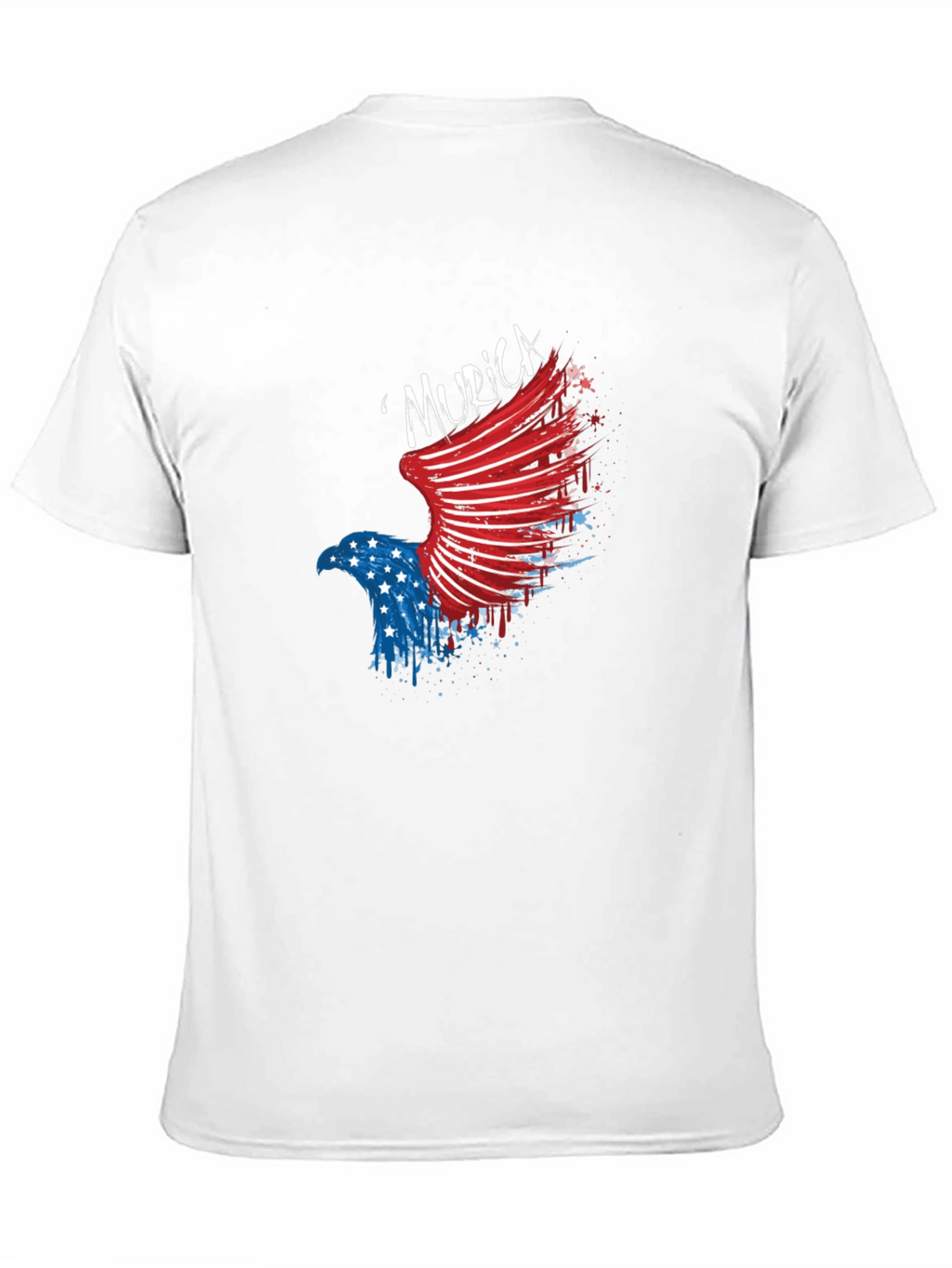 American Eagle T-Shirt Murica Patriotic Design