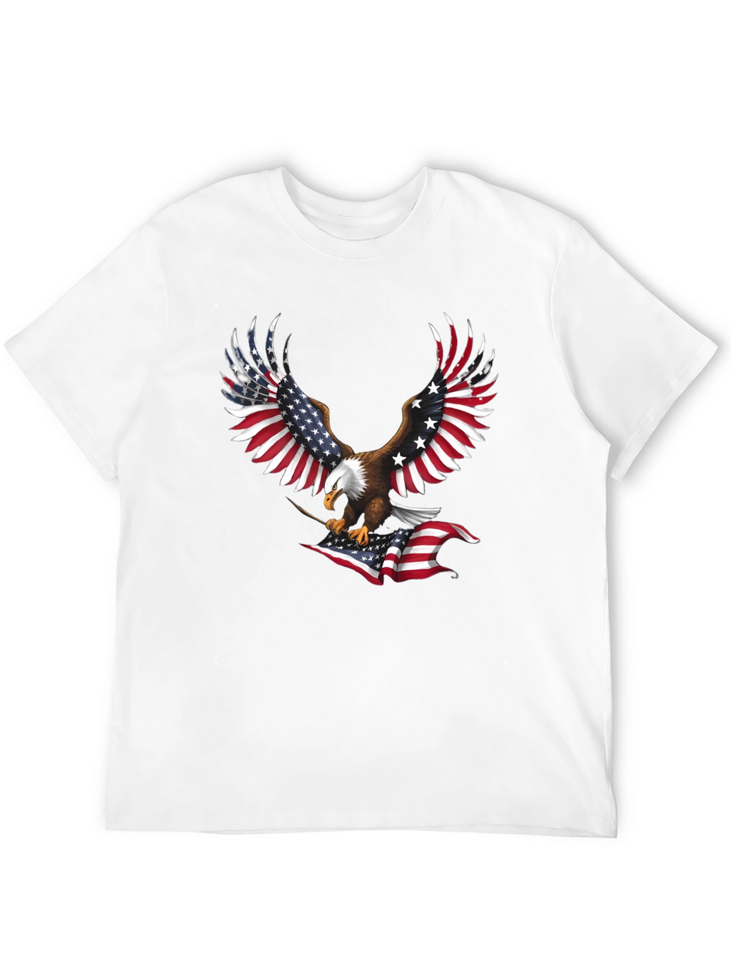American Eagle USA Flag Patriotic T-Shirt