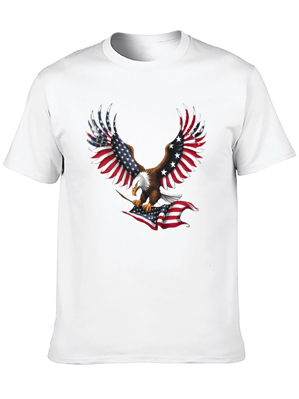 American Eagle USA Flag Patriotic T-Shirt