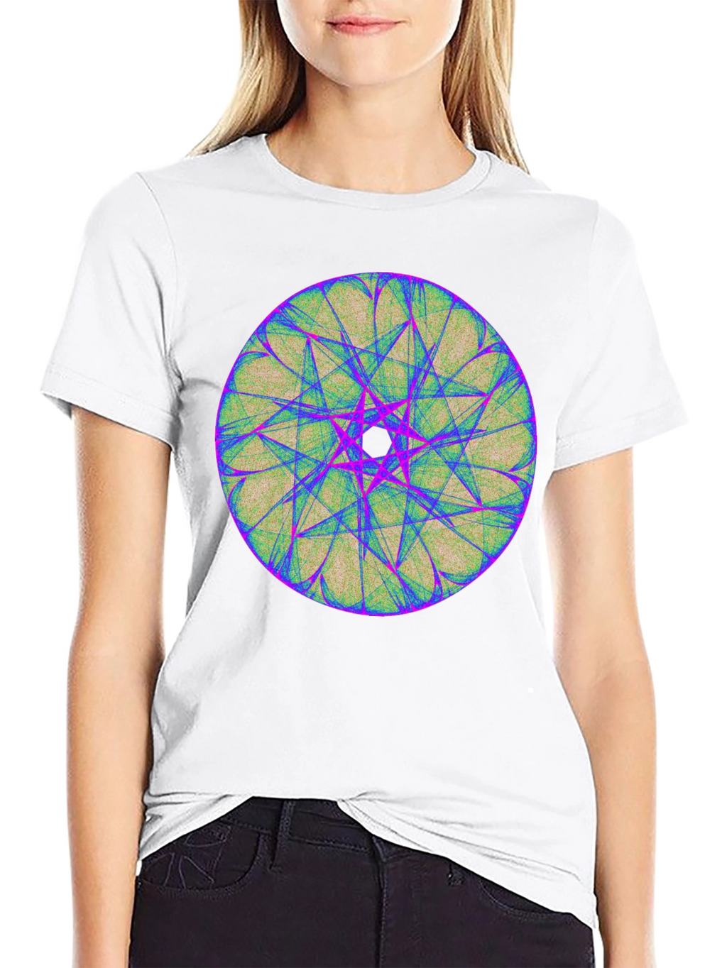 Abstract Mandala Graphic Tee