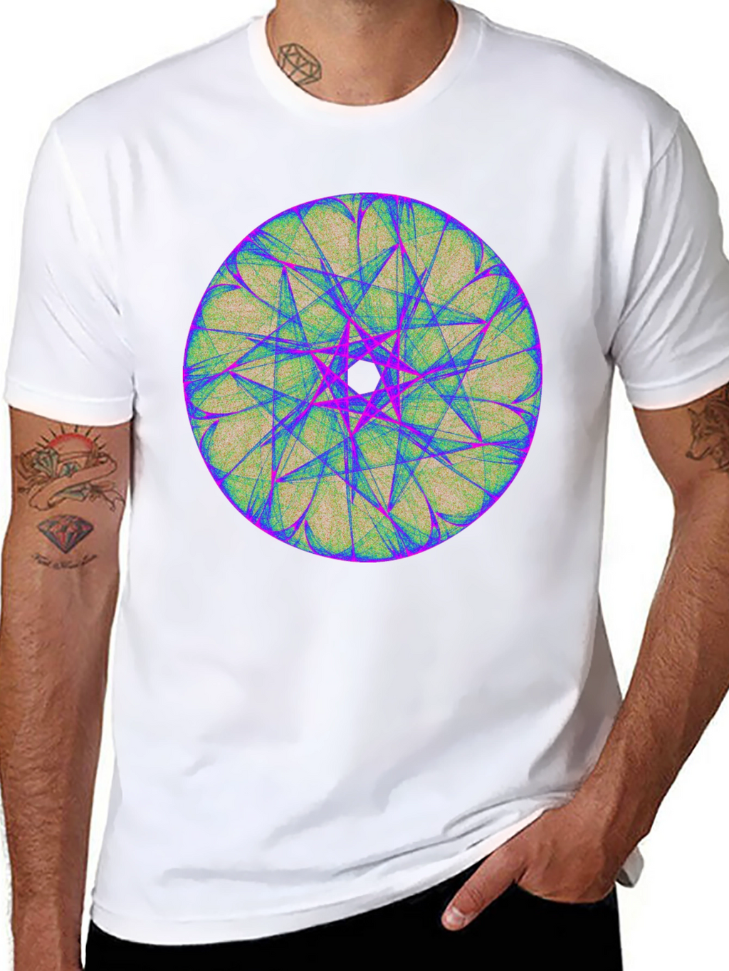 Abstract Mandala Graphic Tee